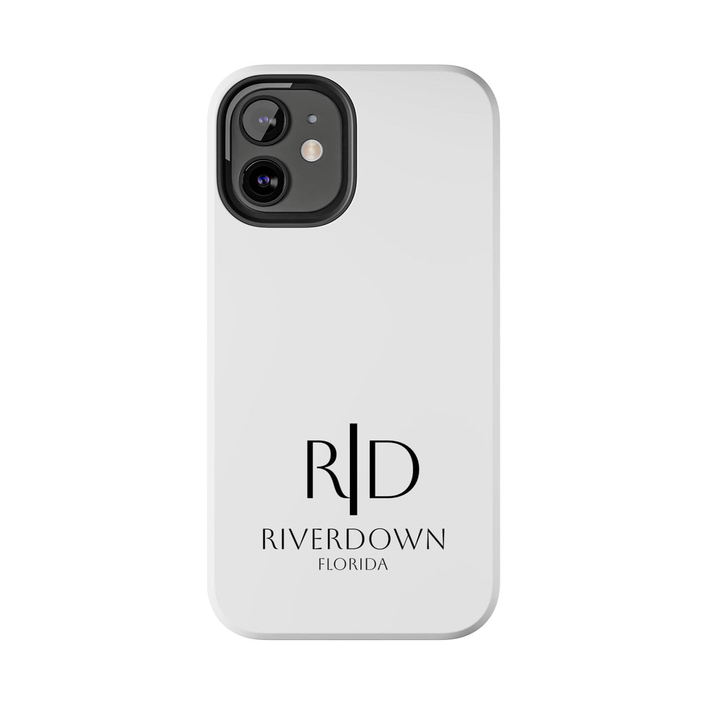 924 - Phone Case White Cap Riverdown Florida Tough Phone Case – Slim Protective iPhone Cover with R|D Logo