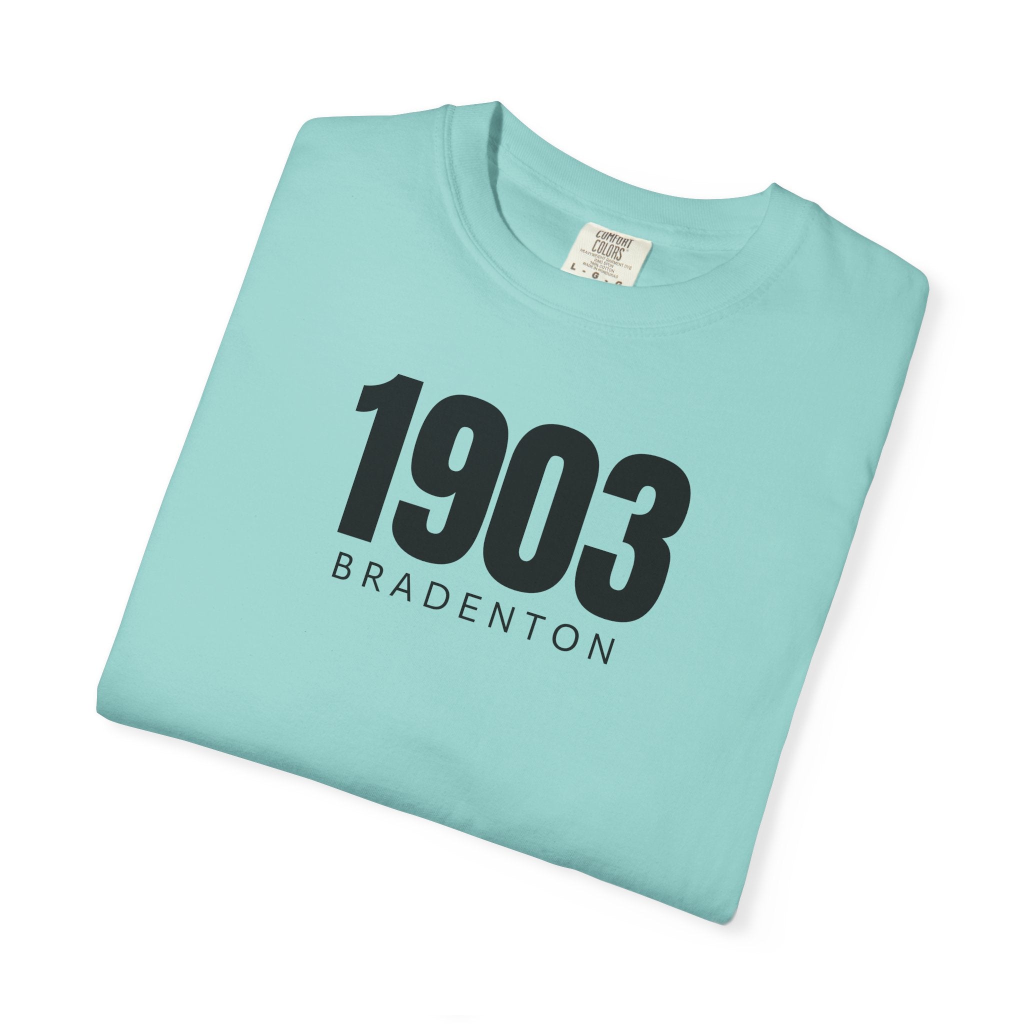 101 - Tee Multi Colors Bradenton 1903 Classic Tee — Minimalist Initials T-Shirt