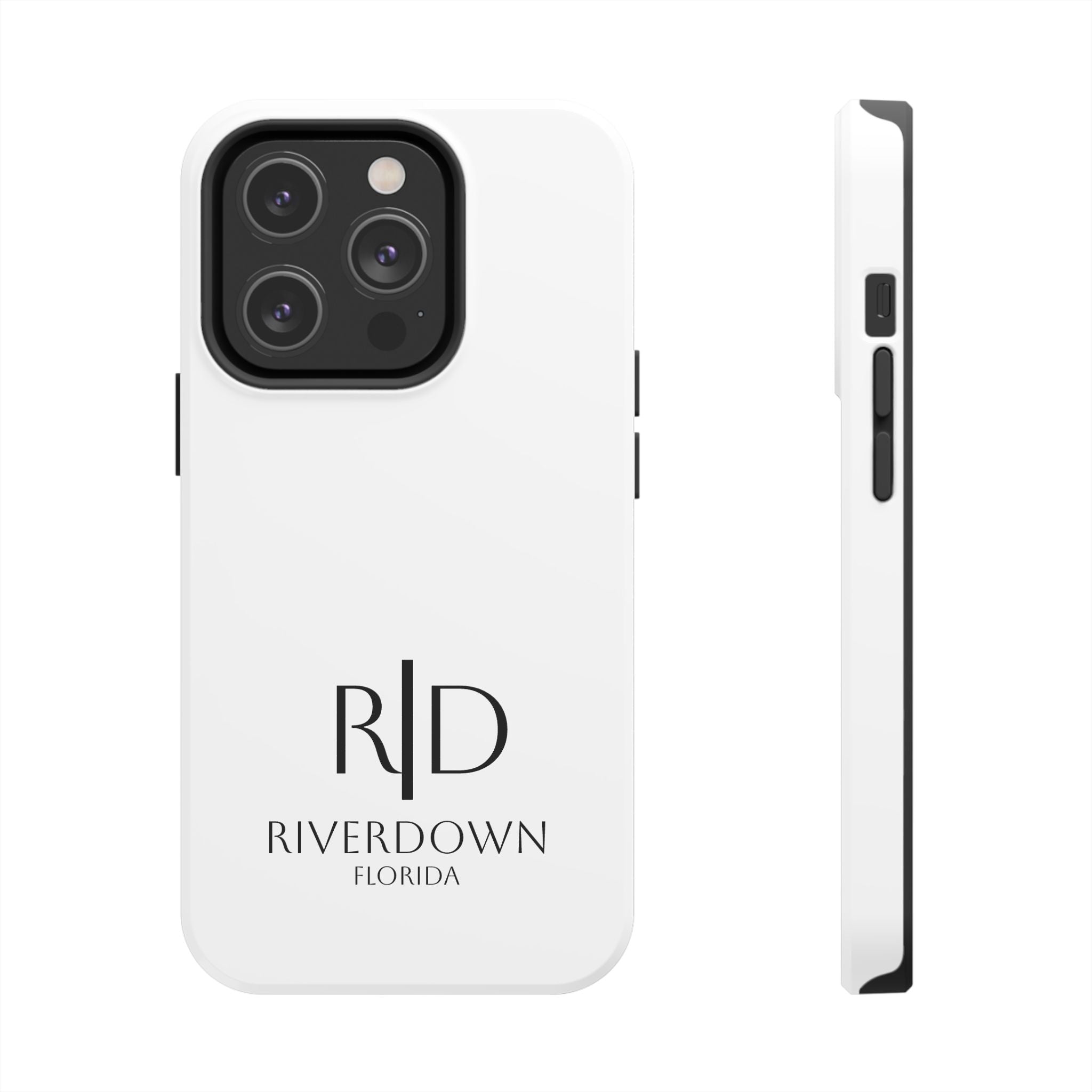 924 - Phone Case White Cap Riverdown Florida Tough Phone Case – Slim Protective iPhone Cover with R|D Logo