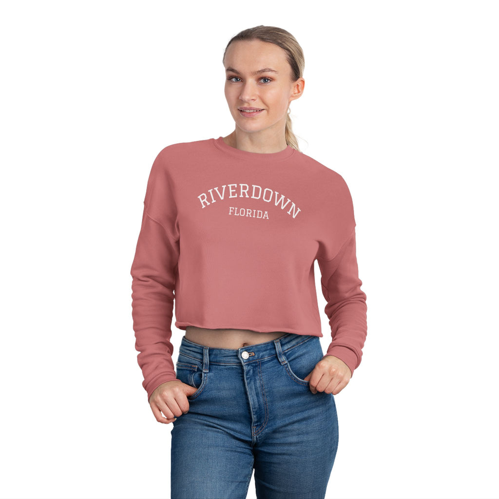 3 - Sweatshirt  Multi Colors Cropped — Minimal Monogram RD Women's Cozy Crop