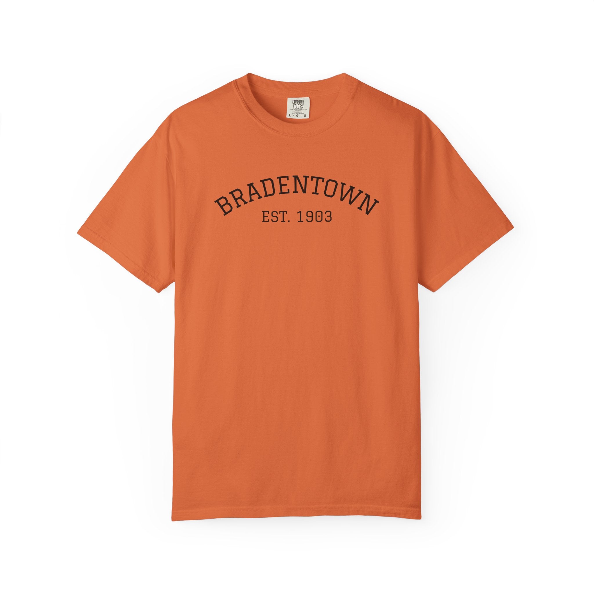 101 -  Tee Multi Colors Bradentown Classic Tee — Minimalist Initials T-Shirt