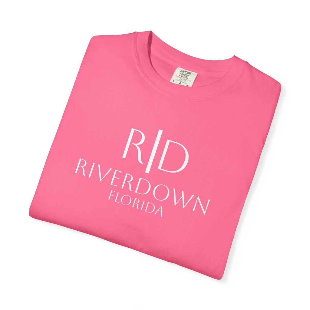 10 - Tee Multi Colors Sunset Relaxation — Minimalist Initials T-Shirt