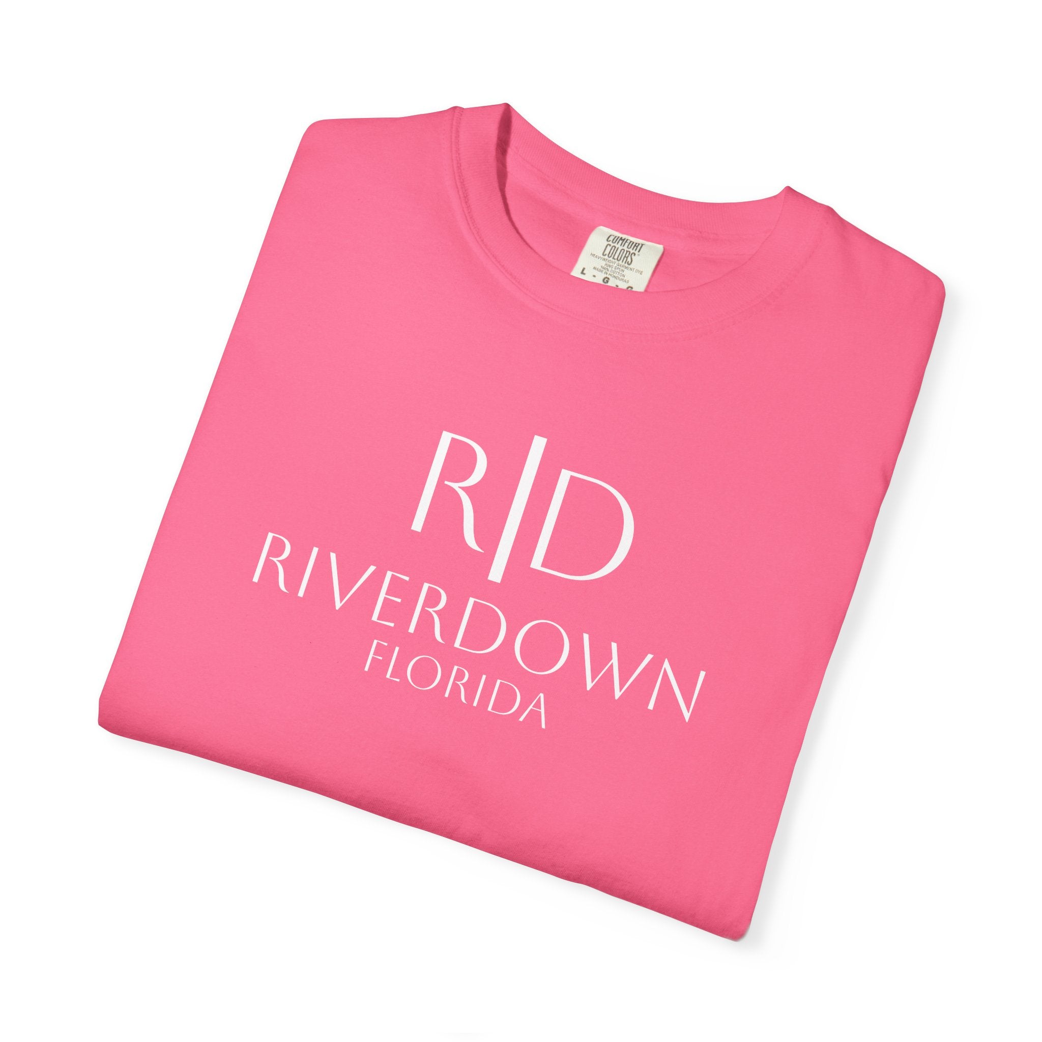 10 - Tee Multi Colors Sunset Relaxation — Minimalist Initials T-Shirt