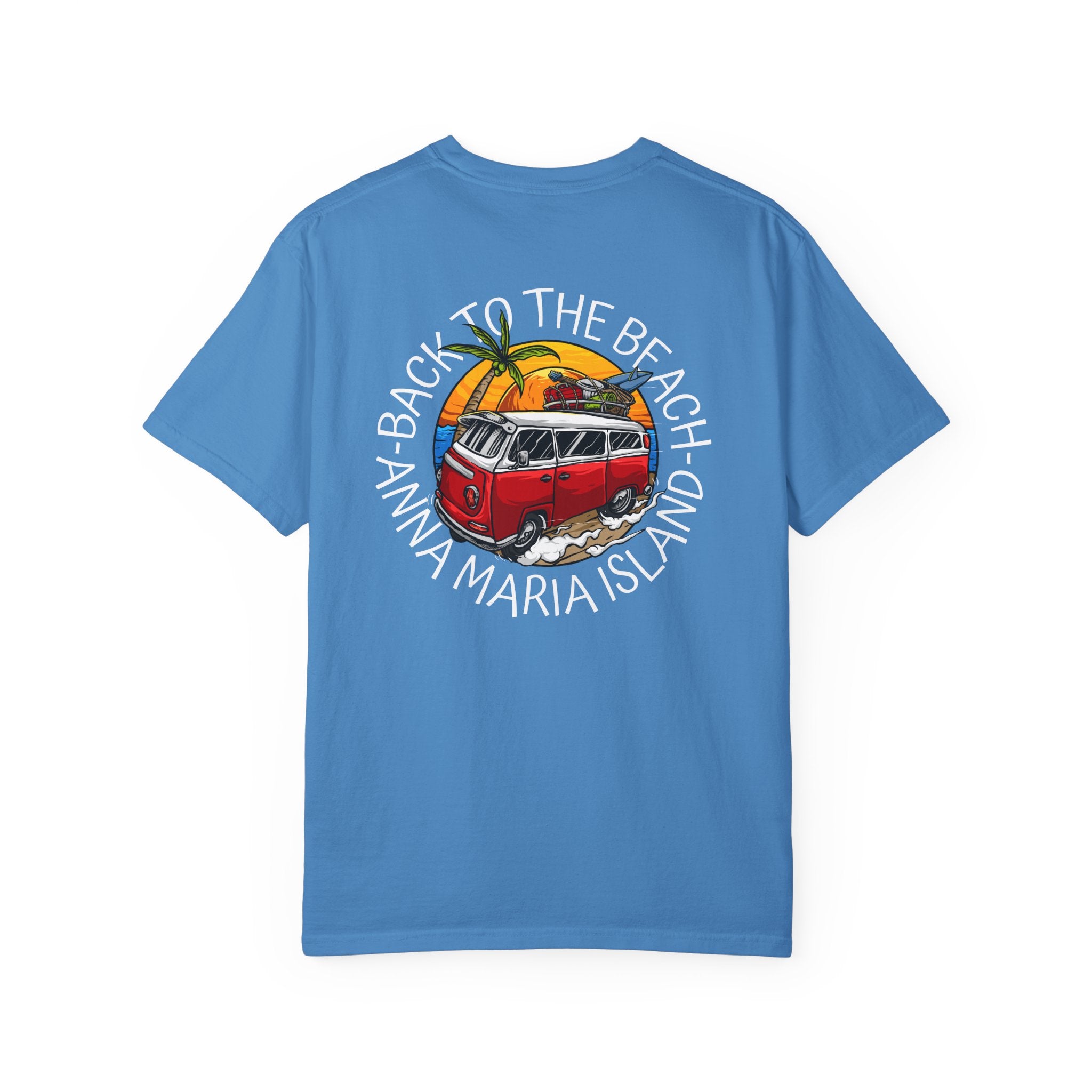 10 - Tee Multi Colors Back to the Beach -  Minimalist Initials T-Shirt