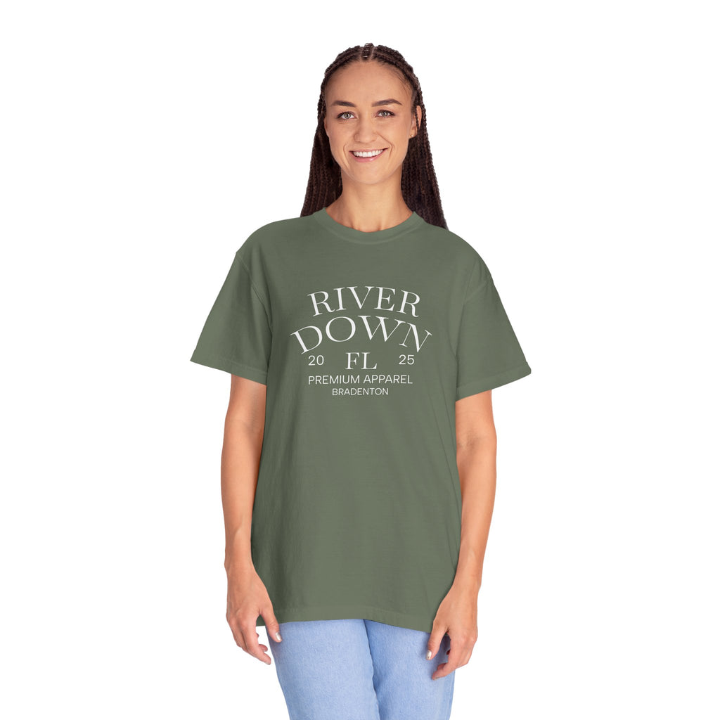 101 -  Tee Multi Colors Monogram R|D Plain Back Classic Tee — Minimalist Initials T-Shirt