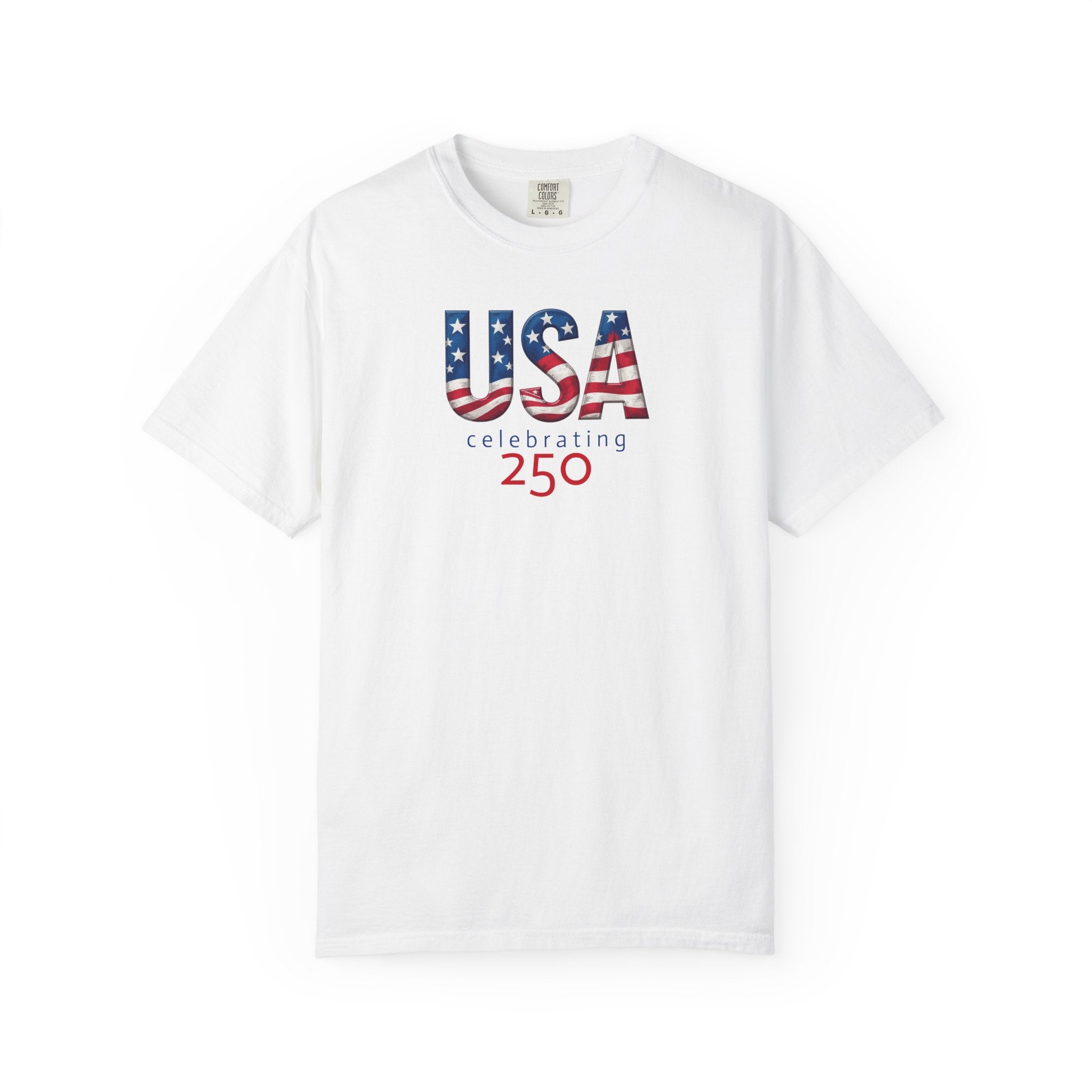 10  - Tee Multi Colors USA Celebrating 250 - T-Shirt