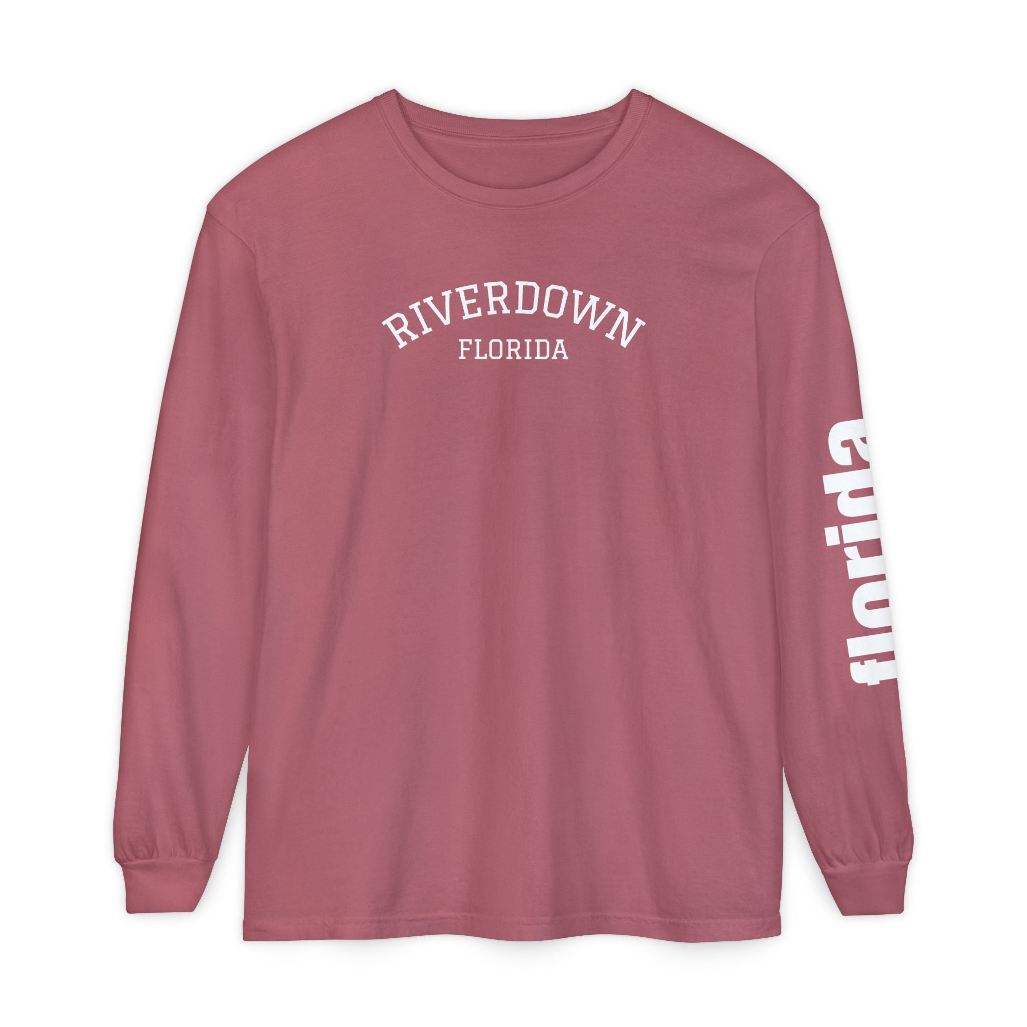 2 - Long Sleeve Tee Multi Colors 'R|D' — Florida Sleeve Graphic