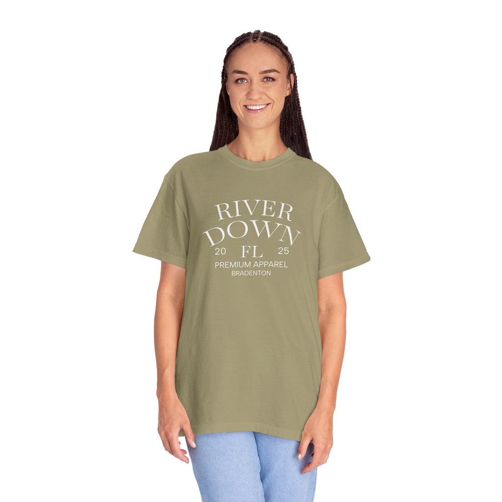 101 -  Tee Multi Colors Monogram R|D Plain Back Classic Tee — Minimalist Initials T-Shirt