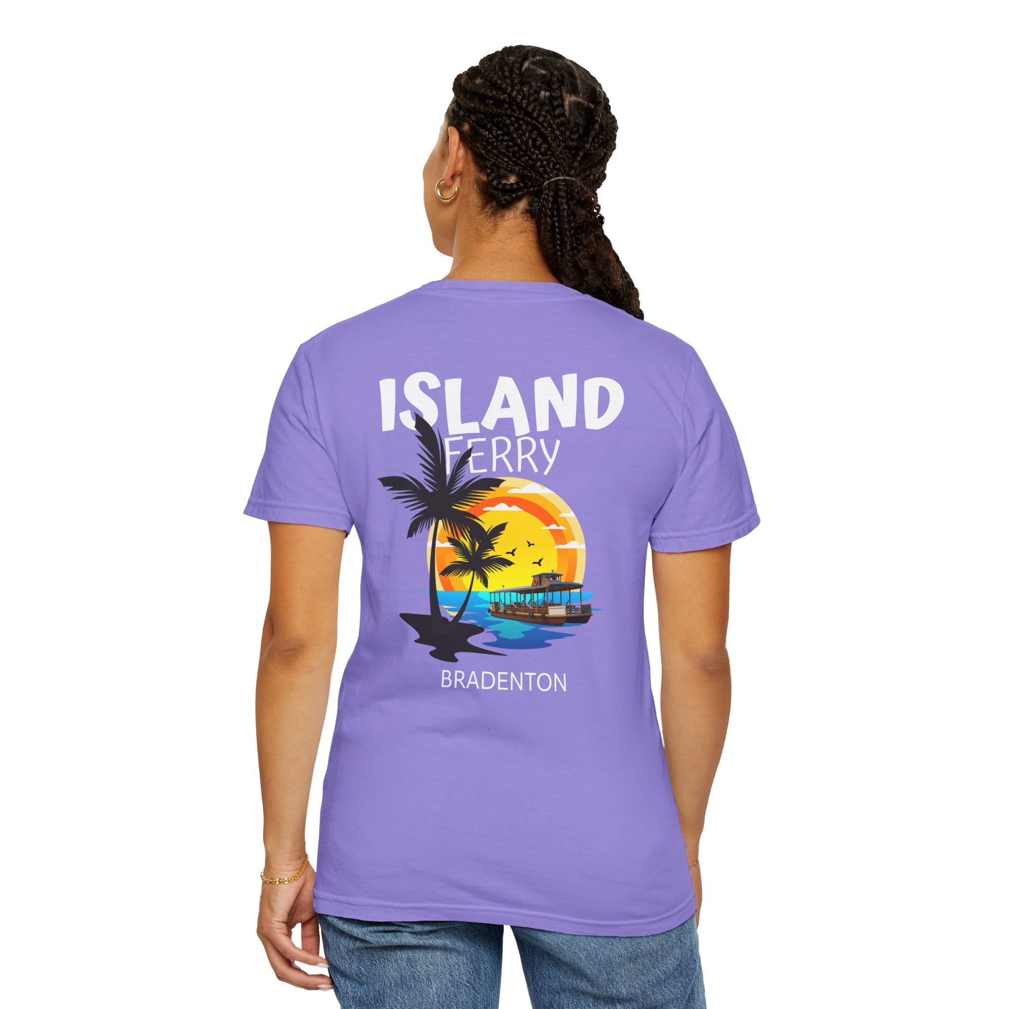 10 - Tee Multi Colors Island Ferry -  Minimalist Initials T-Shirt