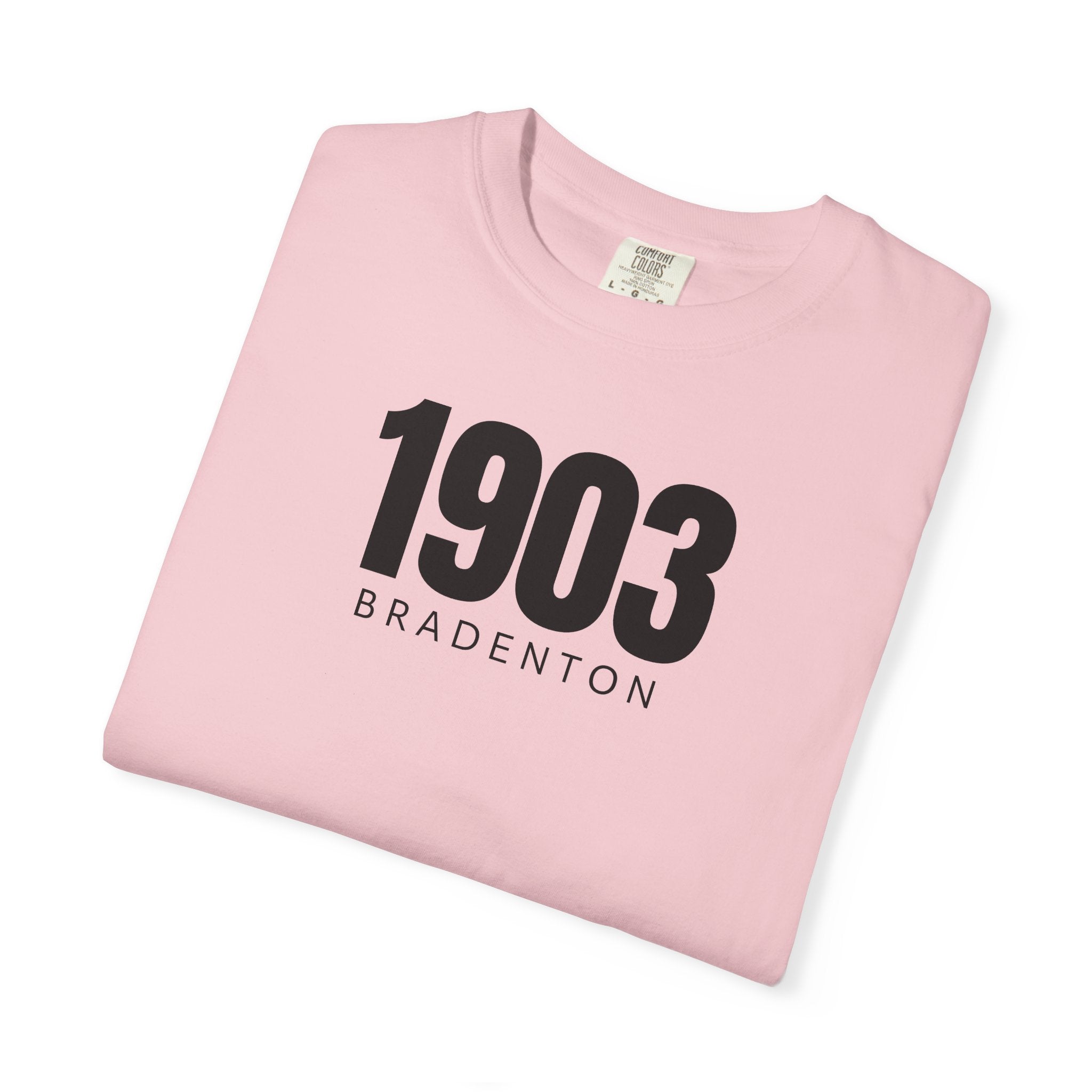 101 - Tee Multi Colors Bradenton 1903 Classic Tee — Minimalist Initials T-Shirt