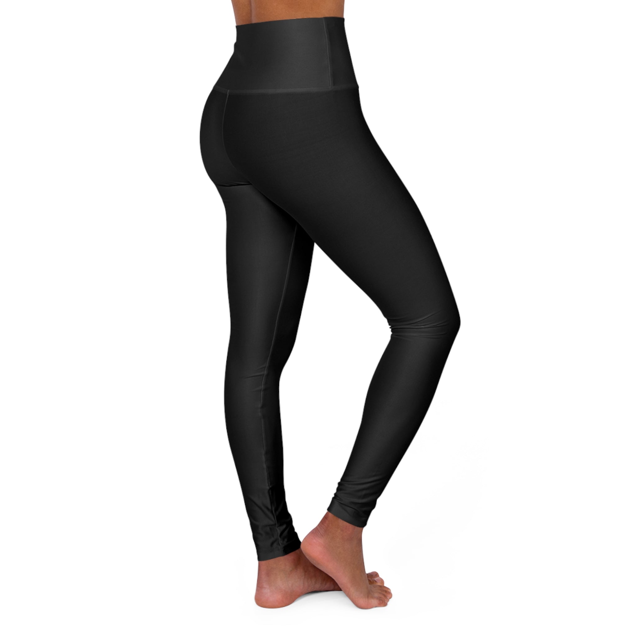 62 - Pants Yoga Night High-Waist Yoga Leggings — Minimal Activewear with Subtle 'RID' Accent