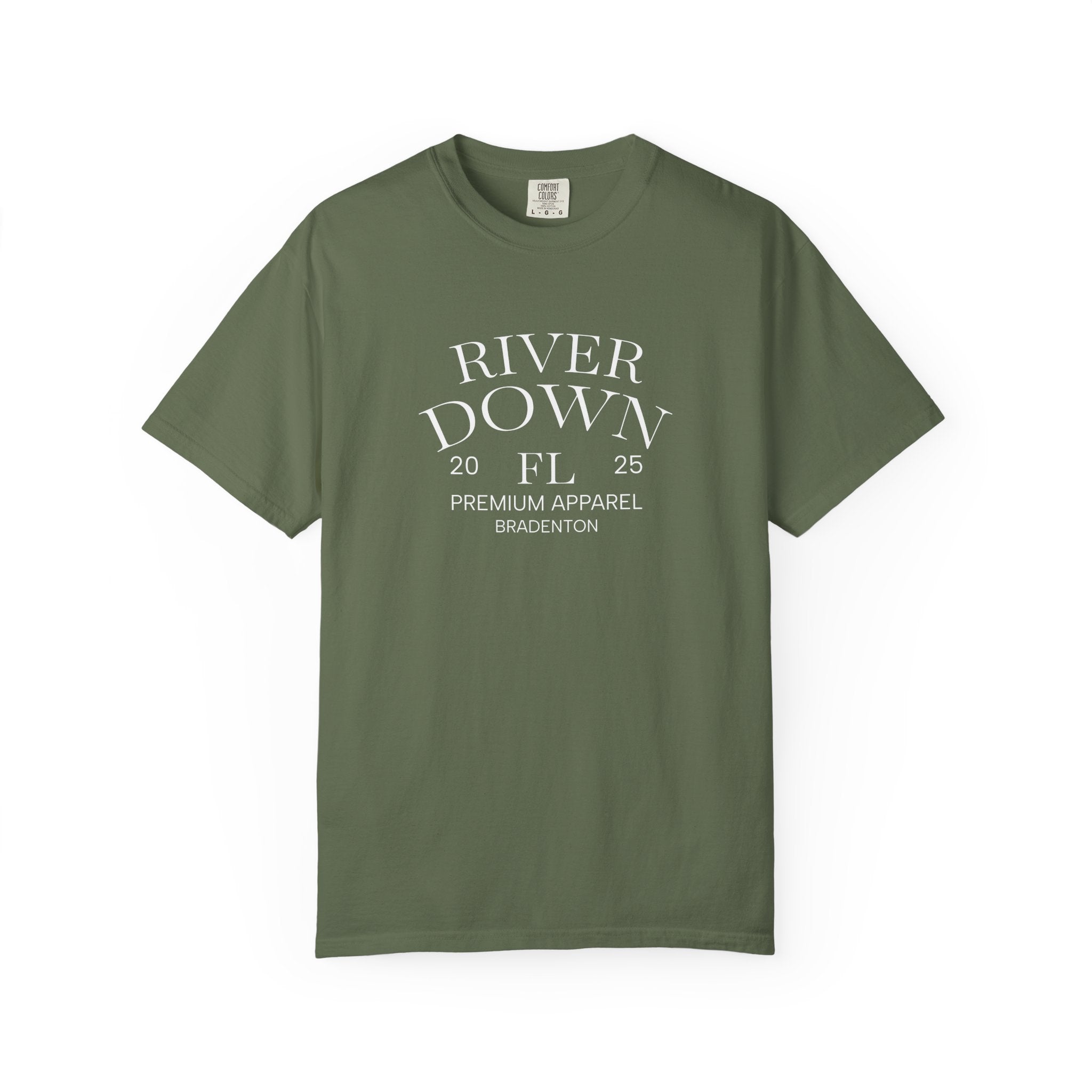 101 -  Tee Multi Colors Monogram R|D Plain Back Classic Tee — Minimalist Initials T-Shirt