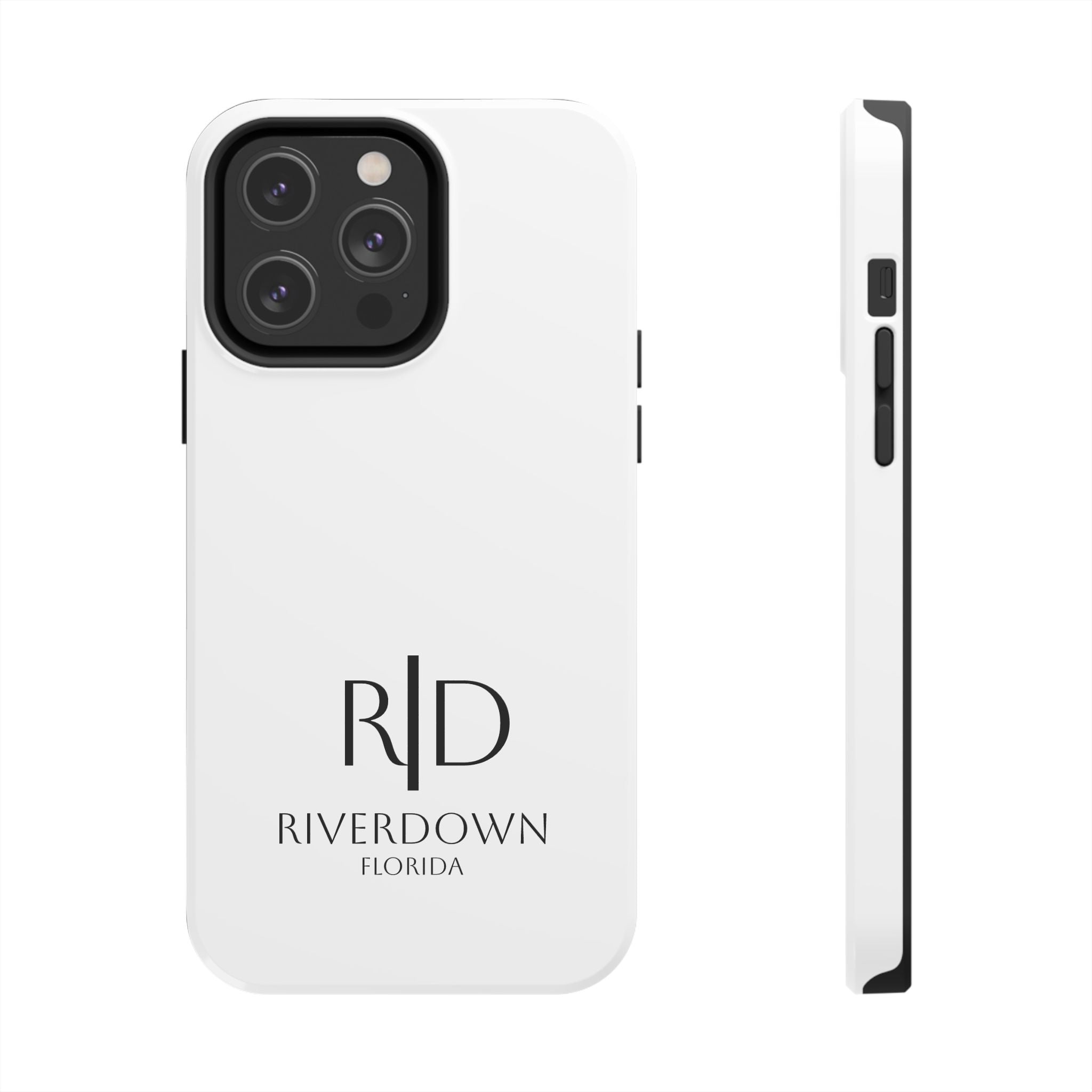 924 - Phone Case White Cap Riverdown Florida Tough Phone Case – Slim Protective iPhone Cover with R|D Logo