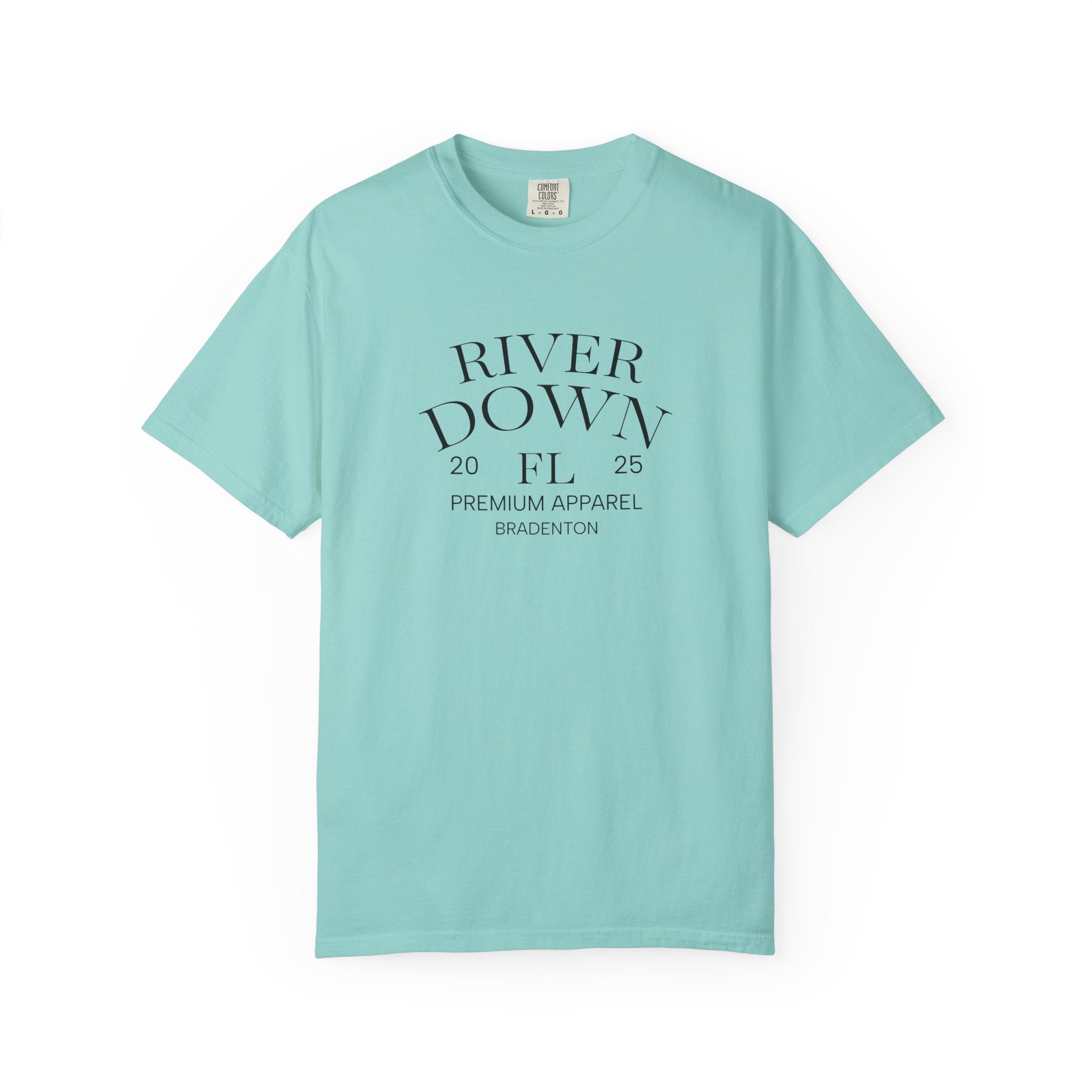 101 -  Tee Multi Colors Monogram R|D Plain Back Classic Tee — Minimalist Initials T-Shirt