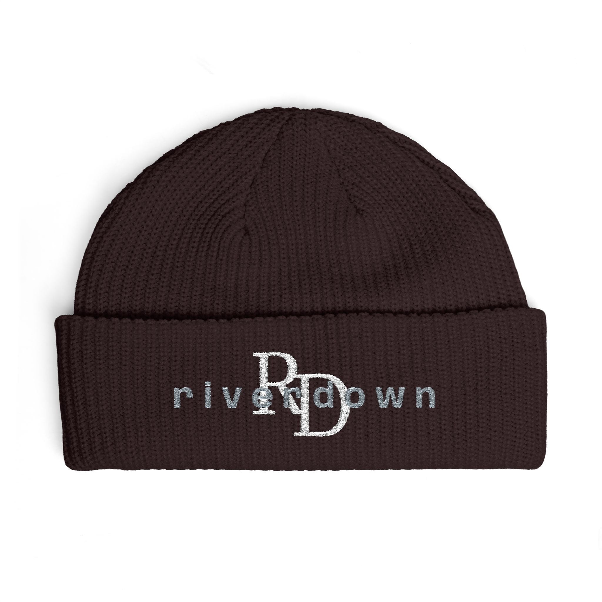 92 - RD Cuff Beanie Embroidered Streetwear Knit Cap