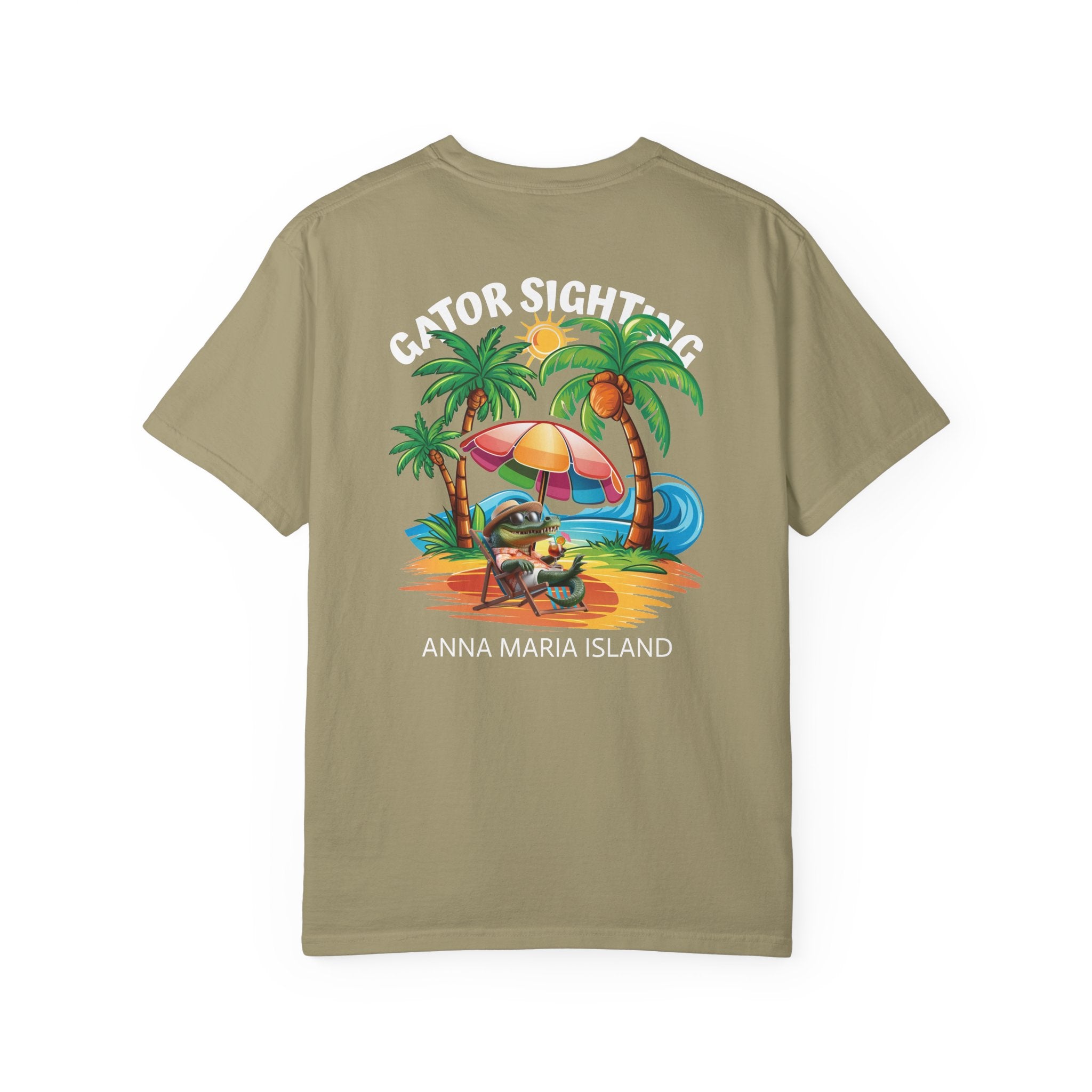 10 - Tee Multi Colors Gator Sighting -  Minimalist Initials T-Shirt