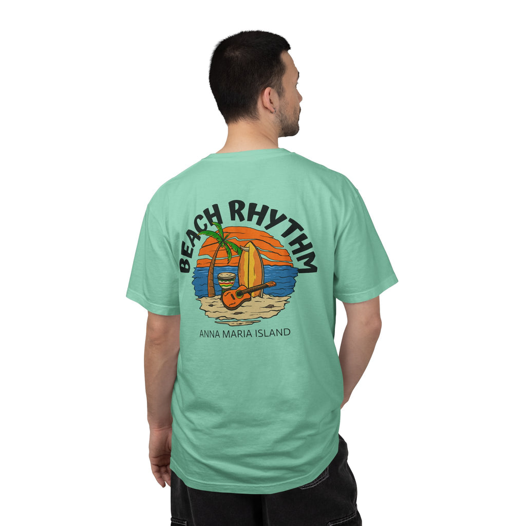 10 - Tee Multi Colors Beach Rhythm Minimalist Initials T-Shirt