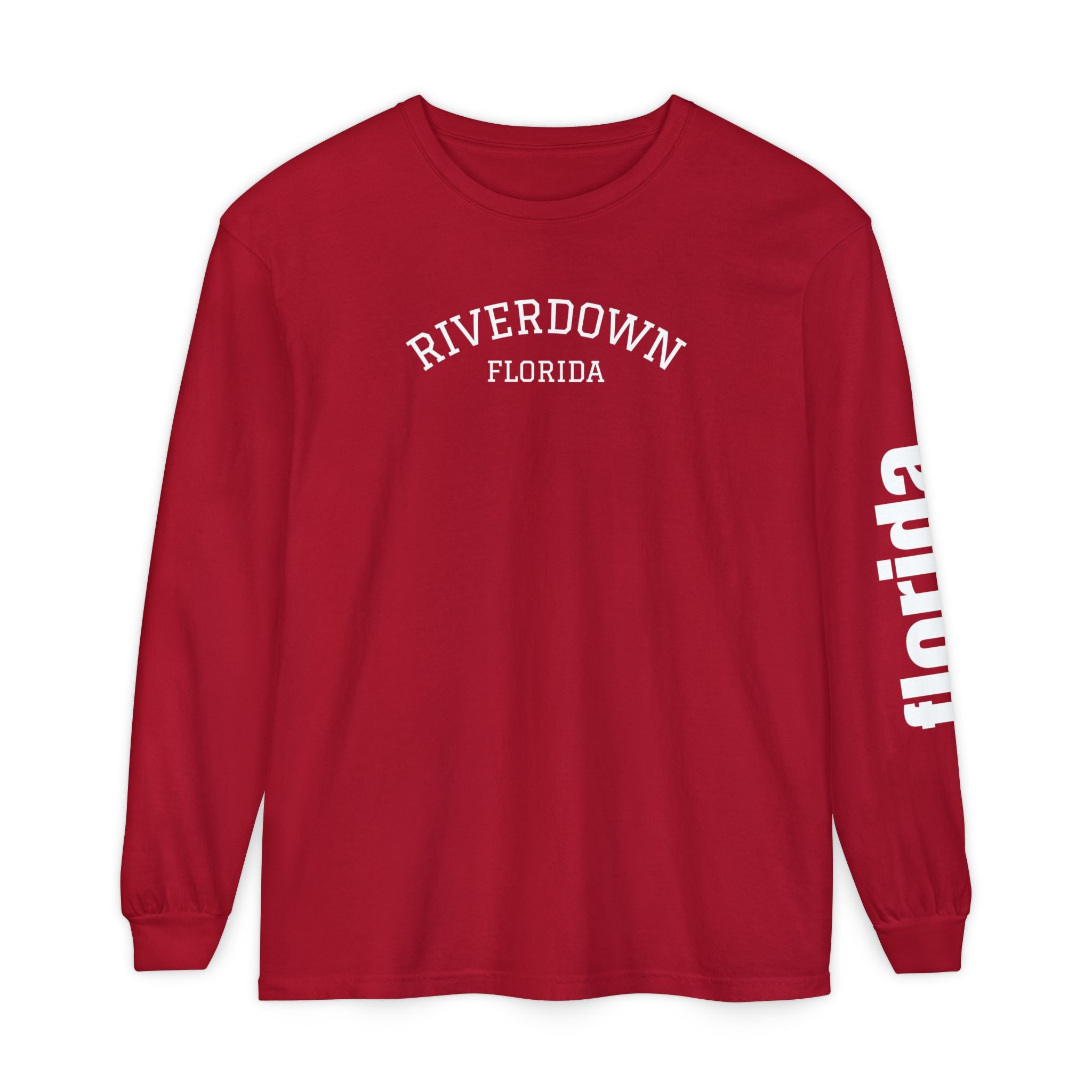 2 - Long Sleeve Tee Multi Colors 'R|D' — Florida Sleeve Graphic