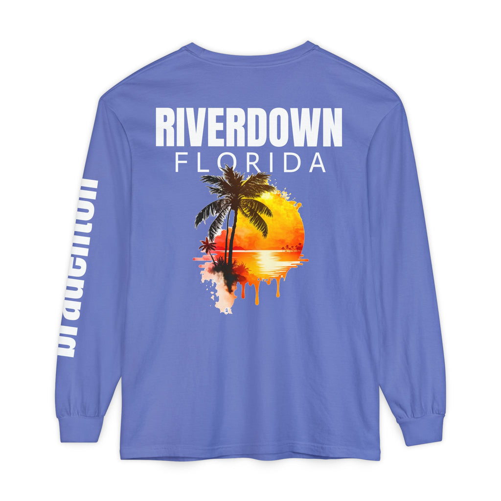 2 - Long Sleeve Bradenton Tee Multi Colors 'R|D' — Florida Sleeve Graphic