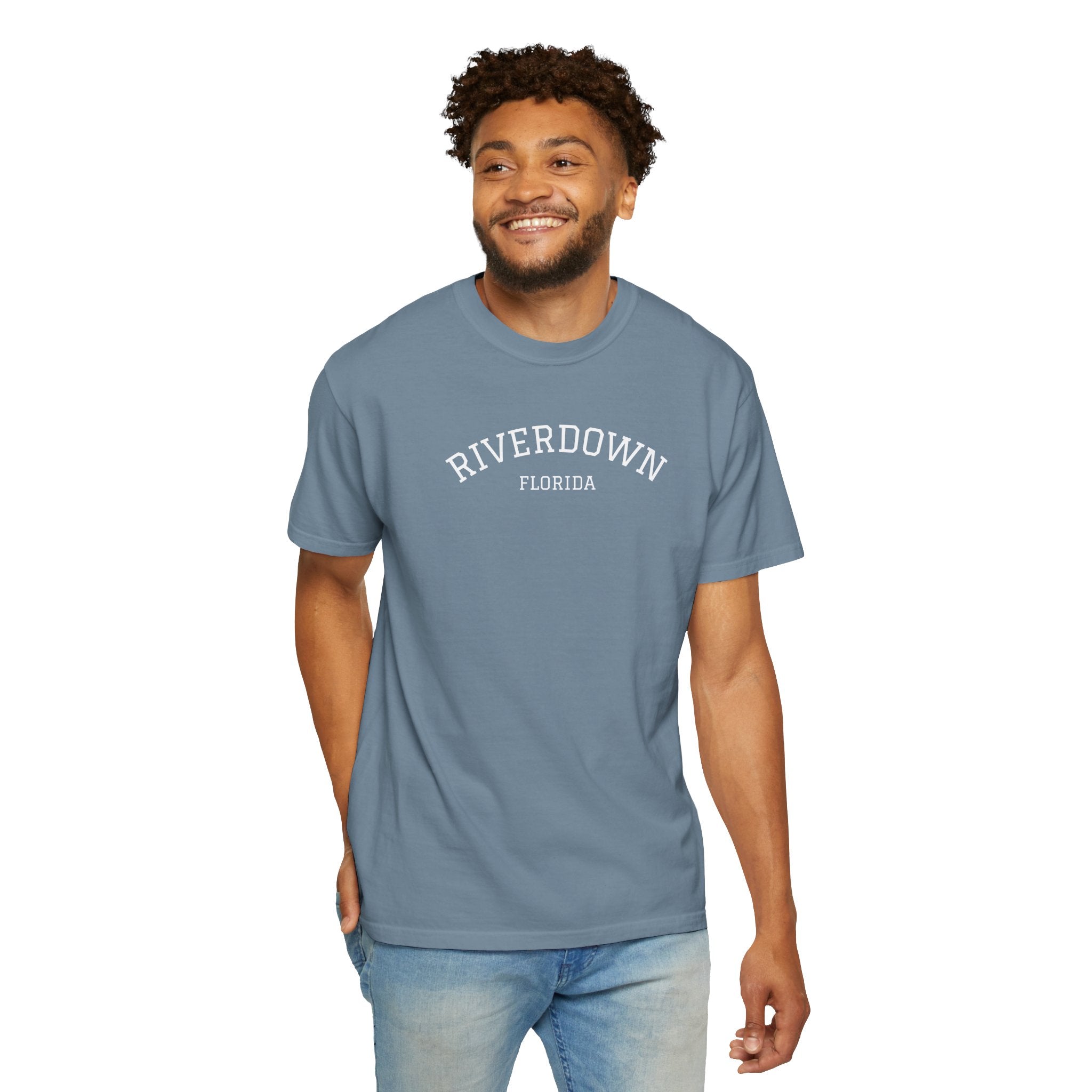 10 - Tee Multi Colors Gone Fishing -  Minimalist Initials T-Shirt