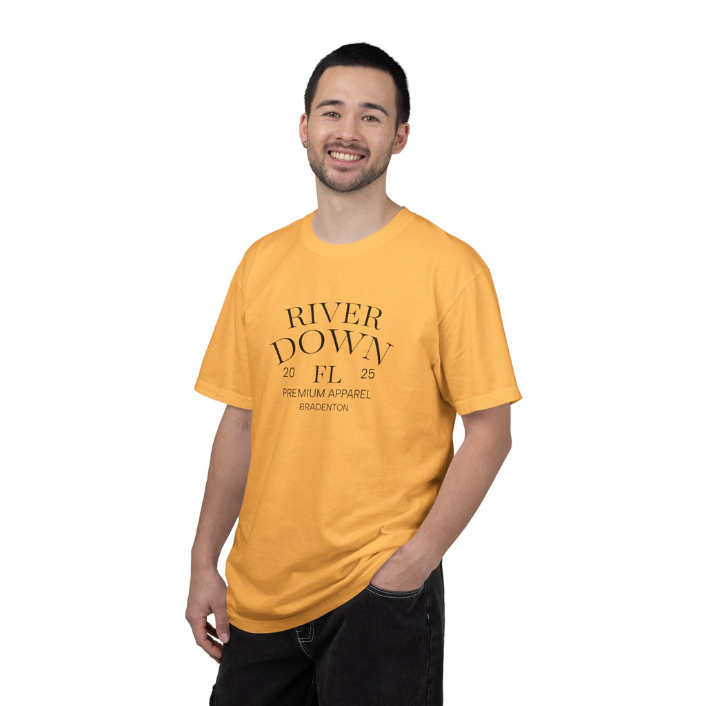 101 -  Tee Multi Colors Monogram R|D Plain Back Classic Tee — Minimalist Initials T-Shirt
