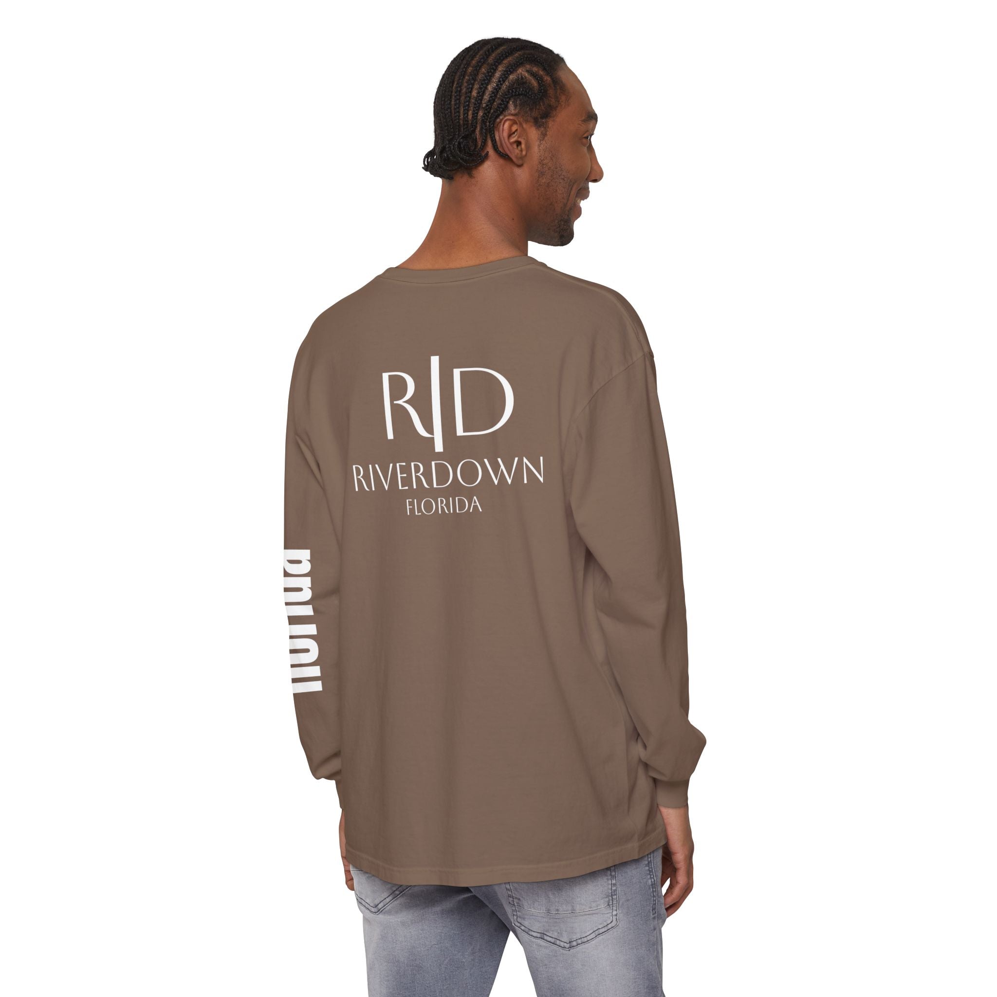 2 - Long Sleeve Tee Multi Colors 'R|D' — Florida Sleeve Graphic