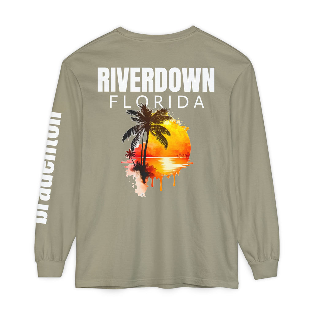 2 - Long Sleeve Bradenton Tee Multi Colors 'R|D' — Florida Sleeve Graphic