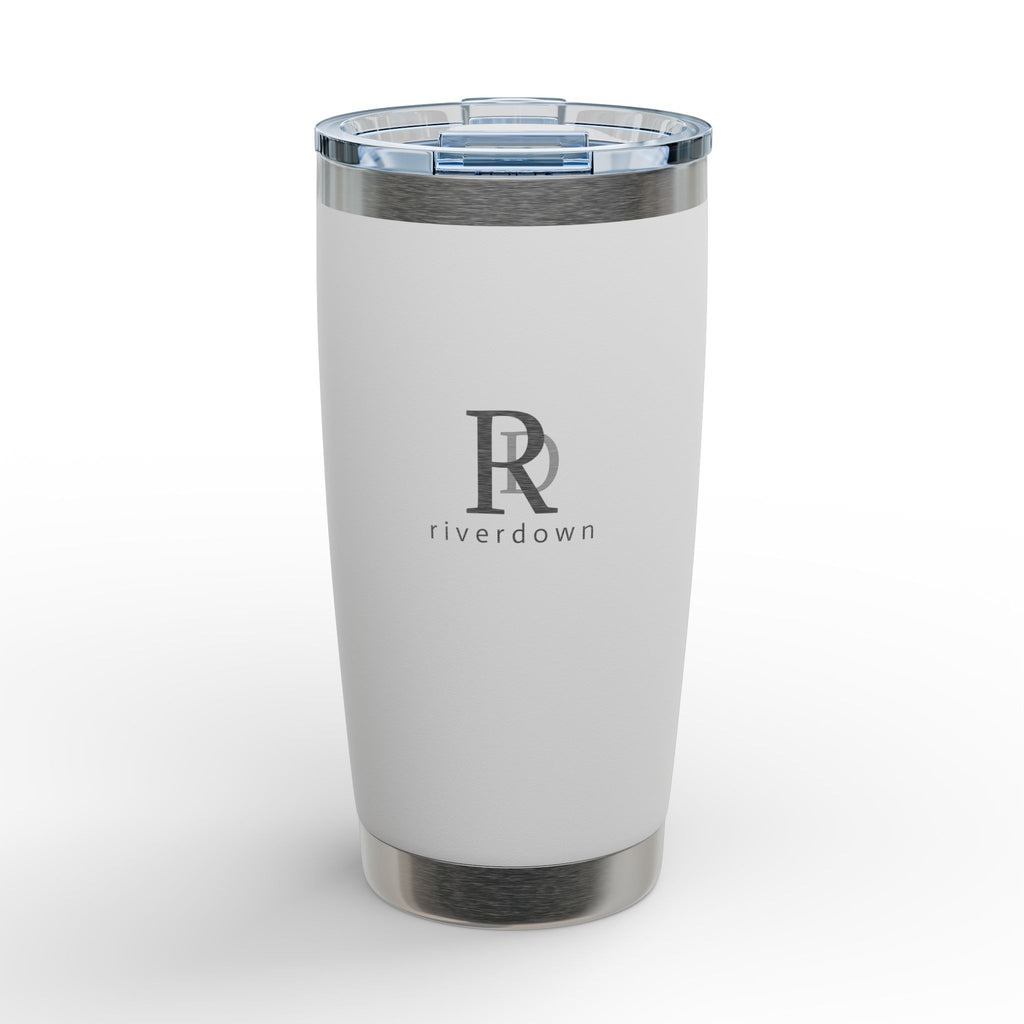922 - 20oz Engraved Stainless Steel Tumbler — Custom Riva/Riverdown Monogram