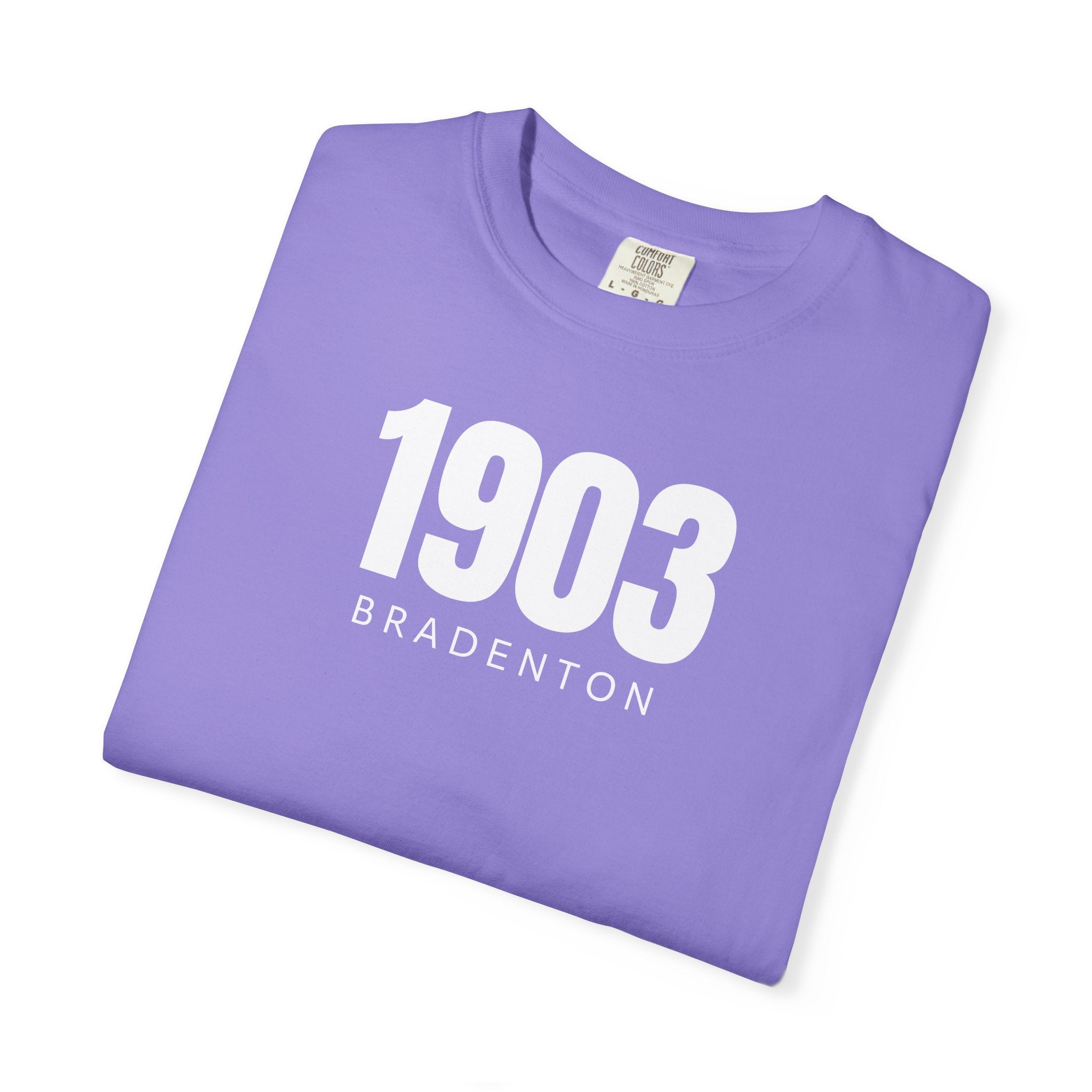 101 - Tee Multi Colors Bradenton 1903 Classic Tee — Minimalist Initials T-Shirt