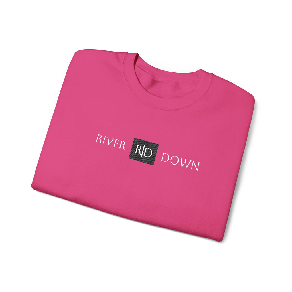 3 - Sweatshirt Embroidered Square RD Minimal Graphic Crewneck Sweatshirt — Small Black Patch Logo