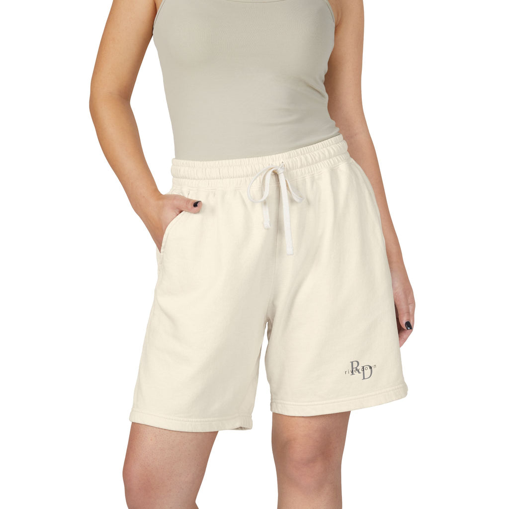7 - Lightweight Fleece Sweat Shorts — Garment-Dyed Casual Lounge Shorts