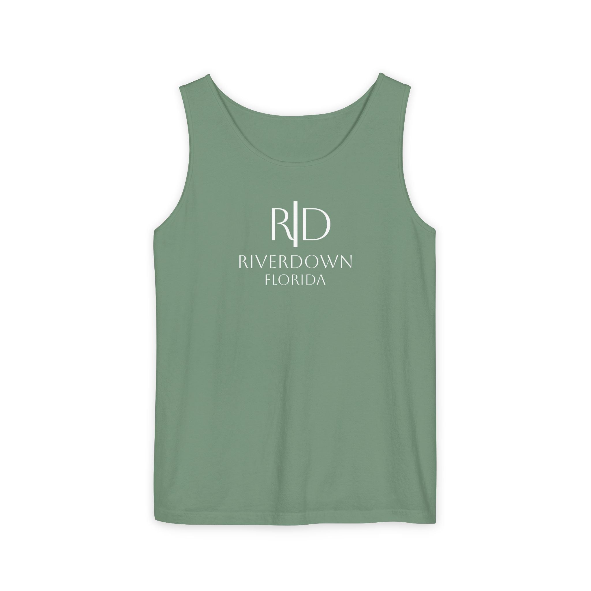 14 - Tank Top Multi Colors Coral Minimalist 'R|D' Monogram Tank Top — Lightweight Casual Summer Tee