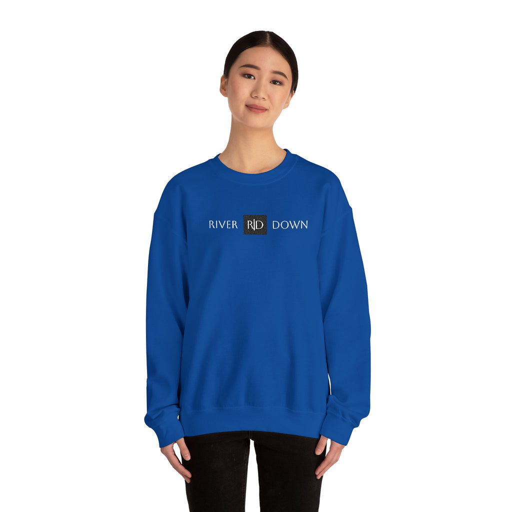 3 - Sweatshirt Embroidered Square RD Minimal Graphic Crewneck Sweatshirt — Small Black Patch Logo