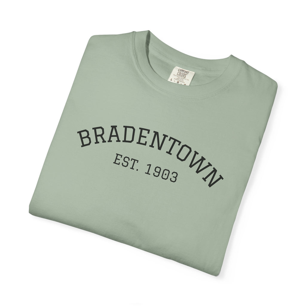 101 -  Tee Multi Colors Bradentown Classic Tee — Minimalist Initials T-Shirt