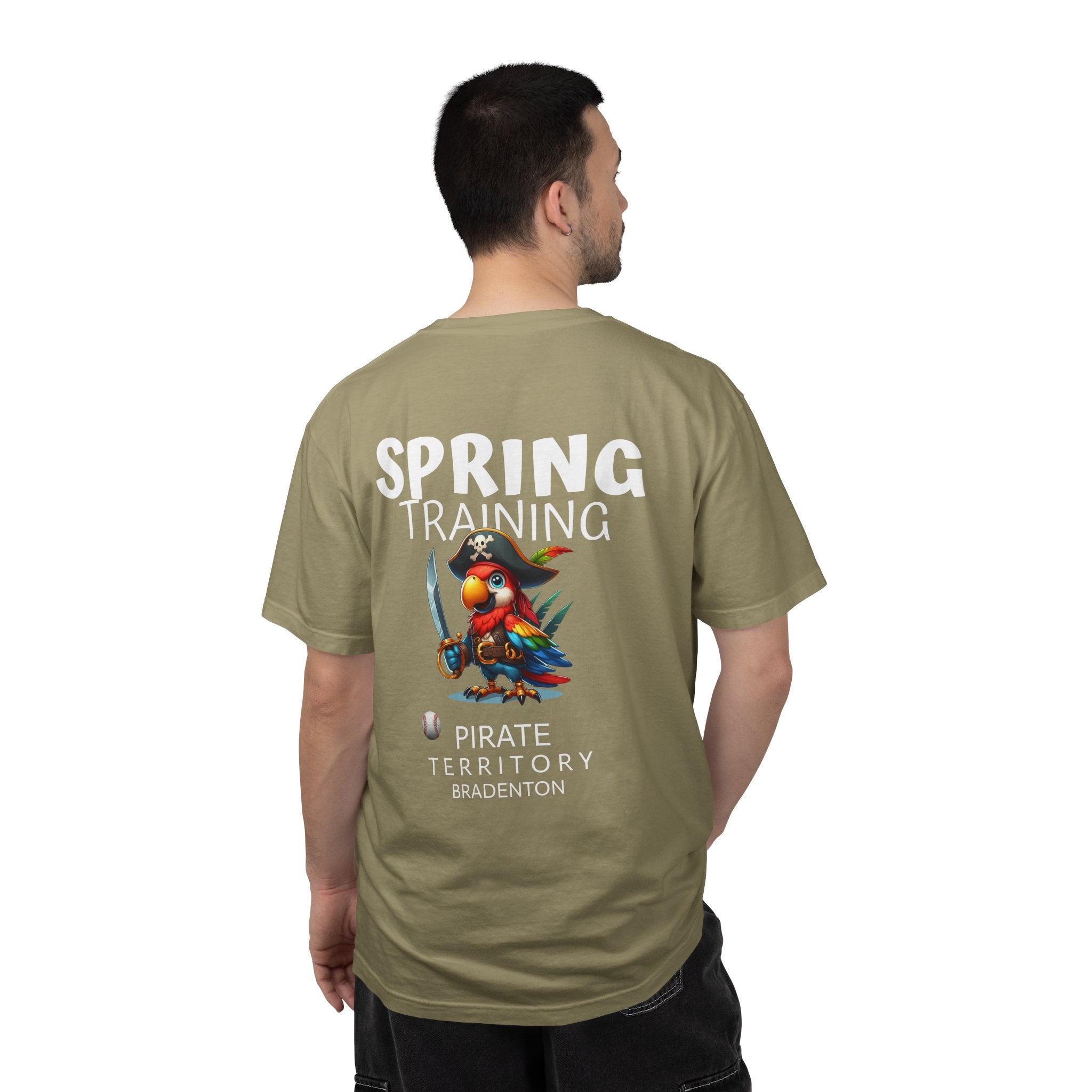 10 - Tee Multi Colors Spring Training Pirate -  Minimalist Initials T-Shirt