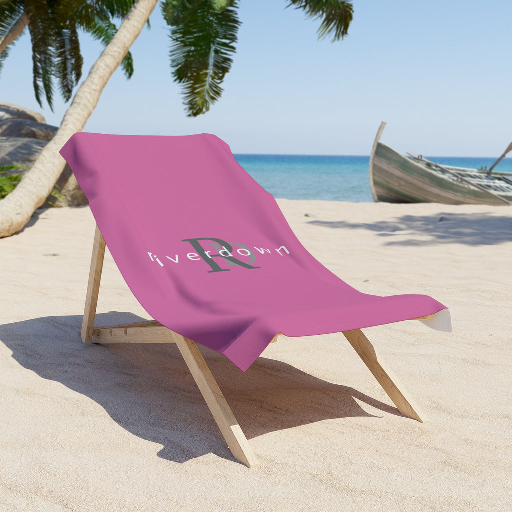 91 - Beach Towel 2 — Minimal Logo Cotton Beach Towel