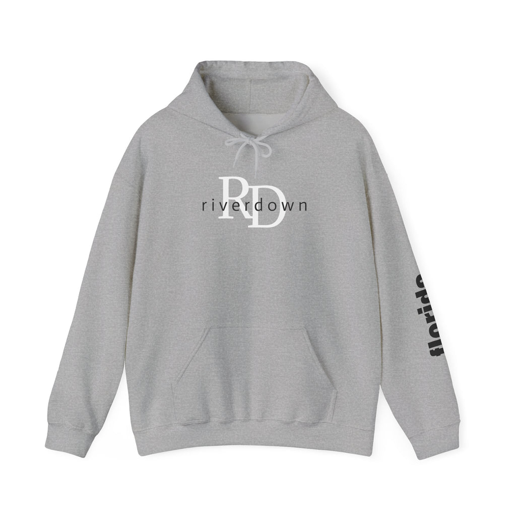4 - Unisex Heavy RD Overlay Hooded Sweatshirt