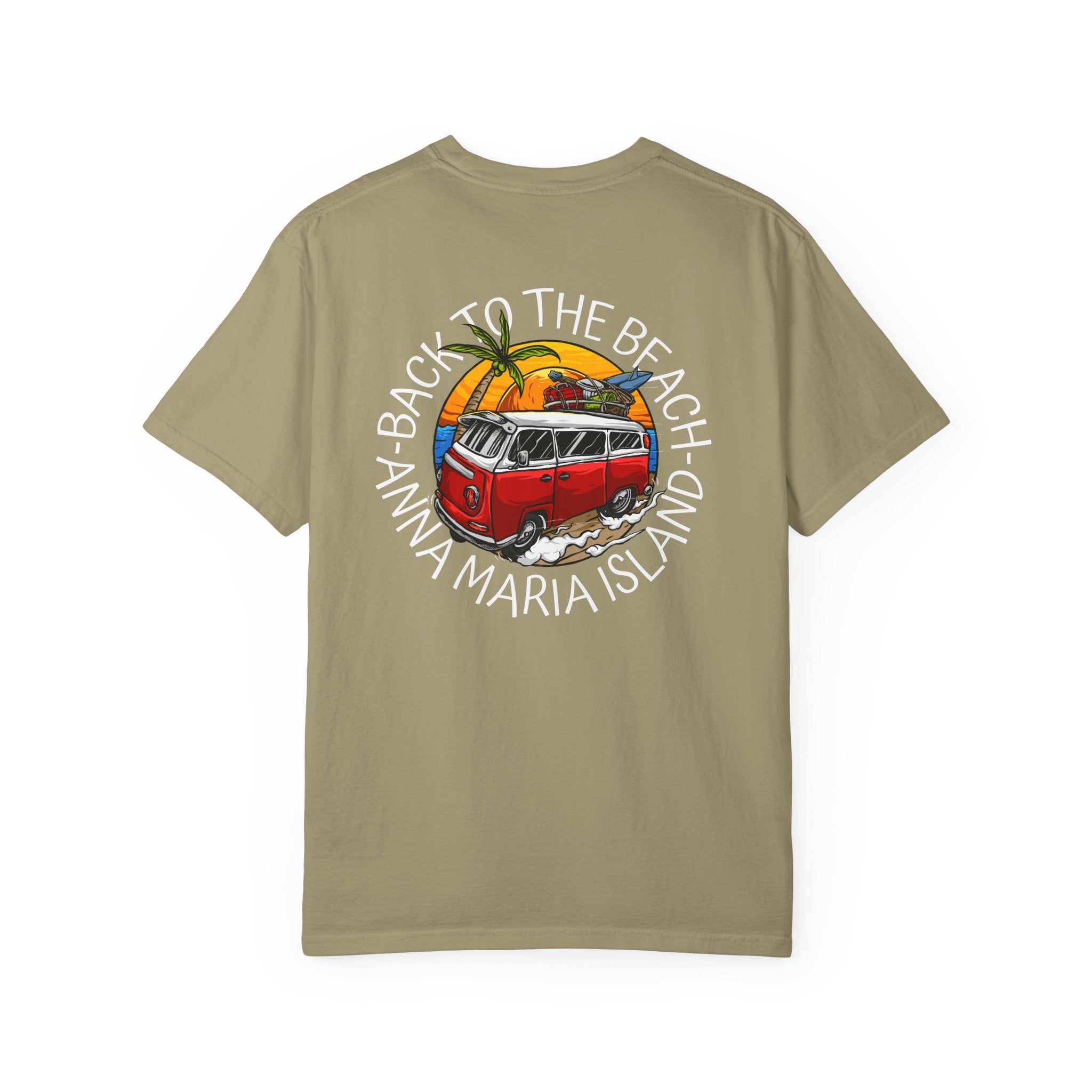 10 - Tee Multi Colors Back to the Beach -  Minimalist Initials T-Shirt