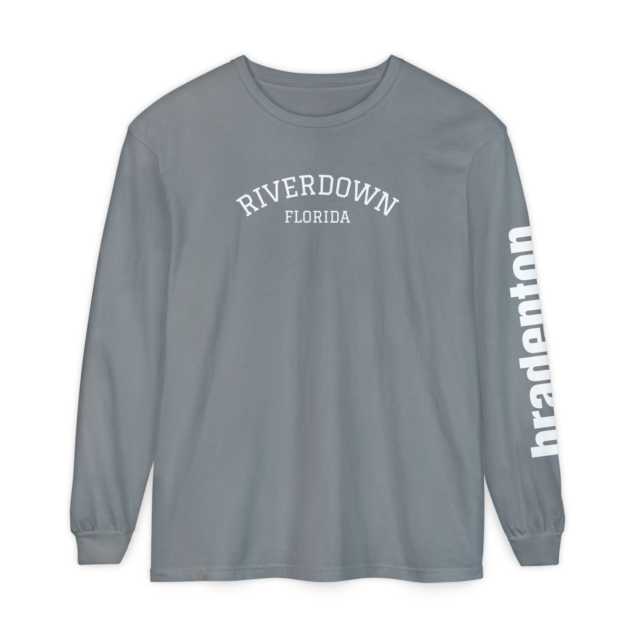 2 - Long Sleeve Bradenton Tee Multi Colors 'R|D' — Florida Sleeve Graphic