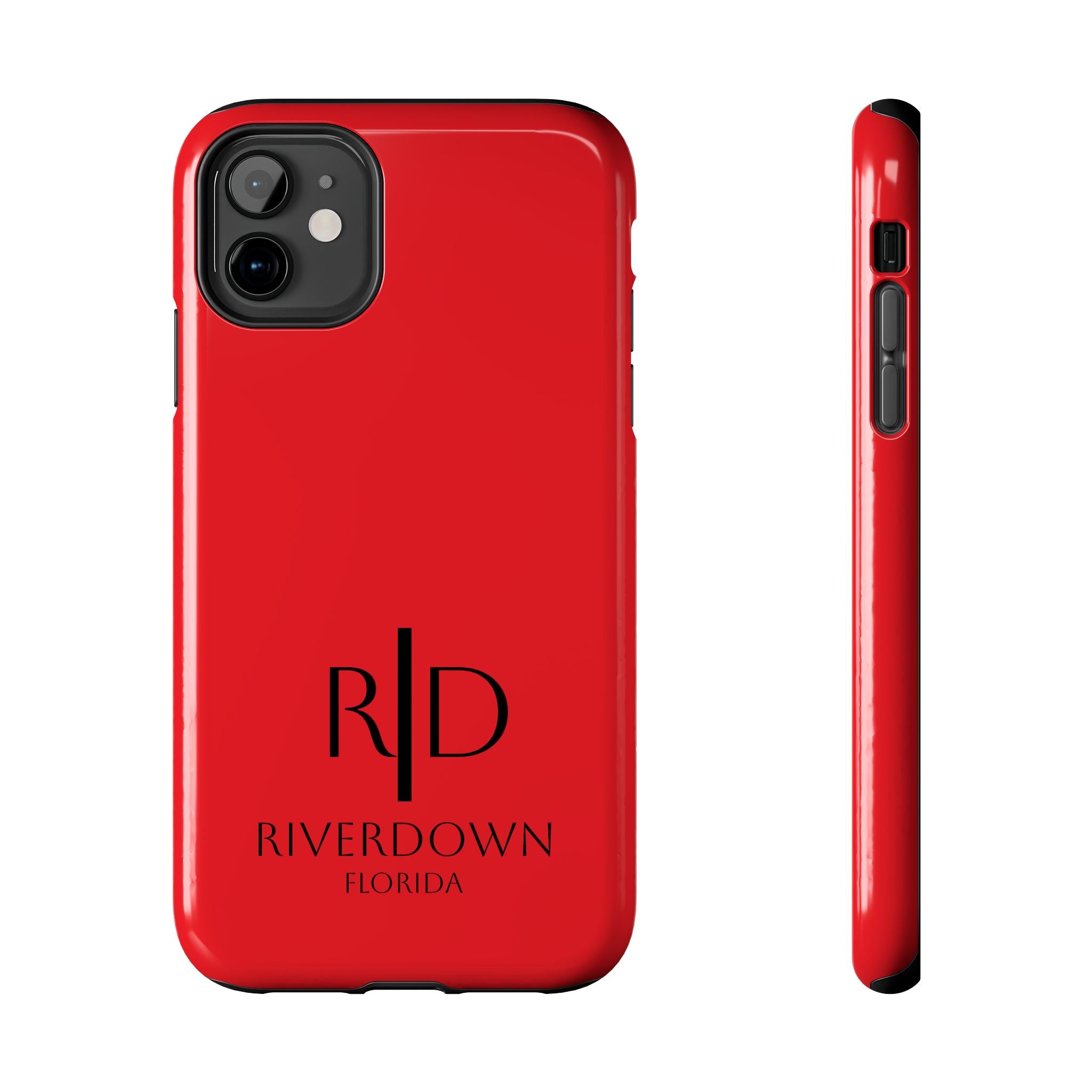 924 - Phone Case Red Berry — Durable Protective Phone Cover with Monogram Logo
