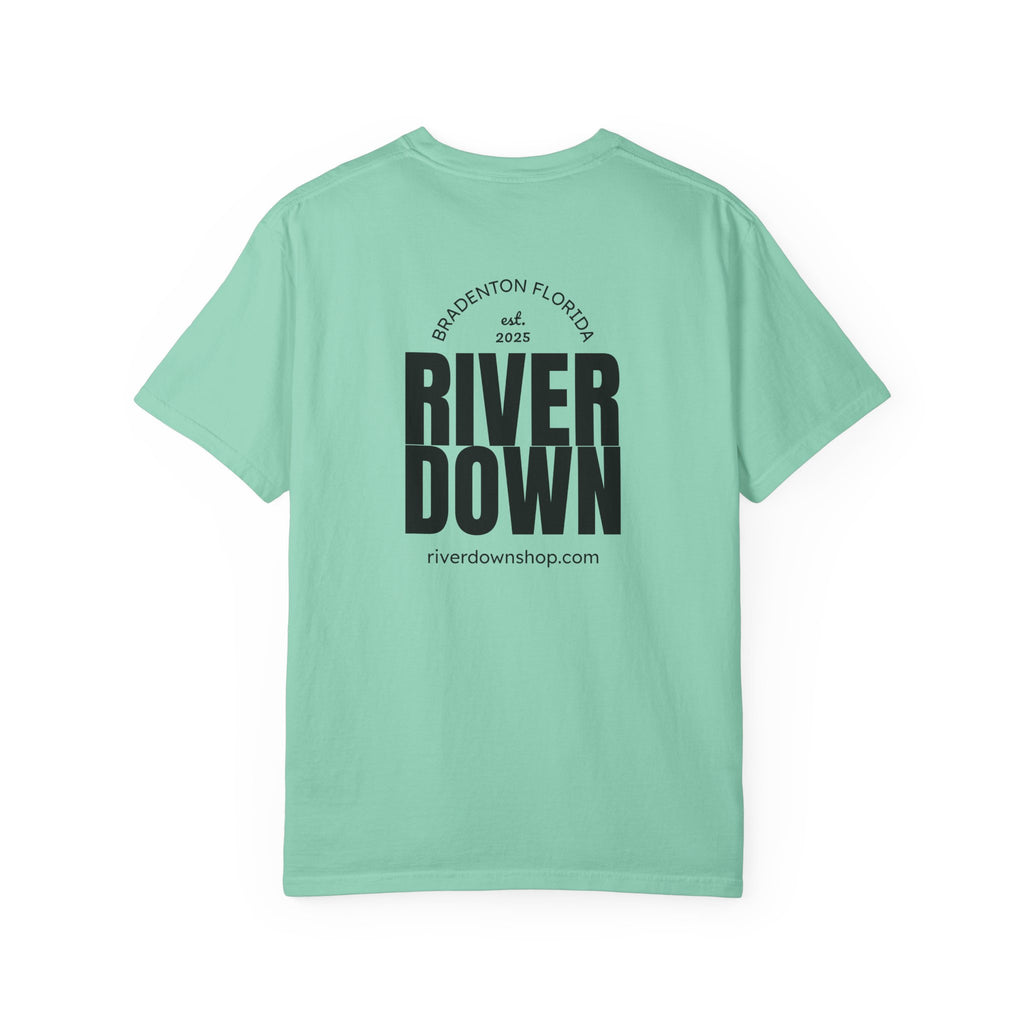 101 - Tee Multi Colors Monogram R|D River Down Shop Classic Tee — Minimalist Initials T-Shirt