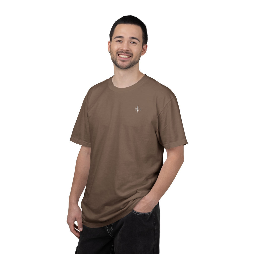 101 - Embroidered RD Logo T-Shirt — Soft Garment-Dyed Casual Tee