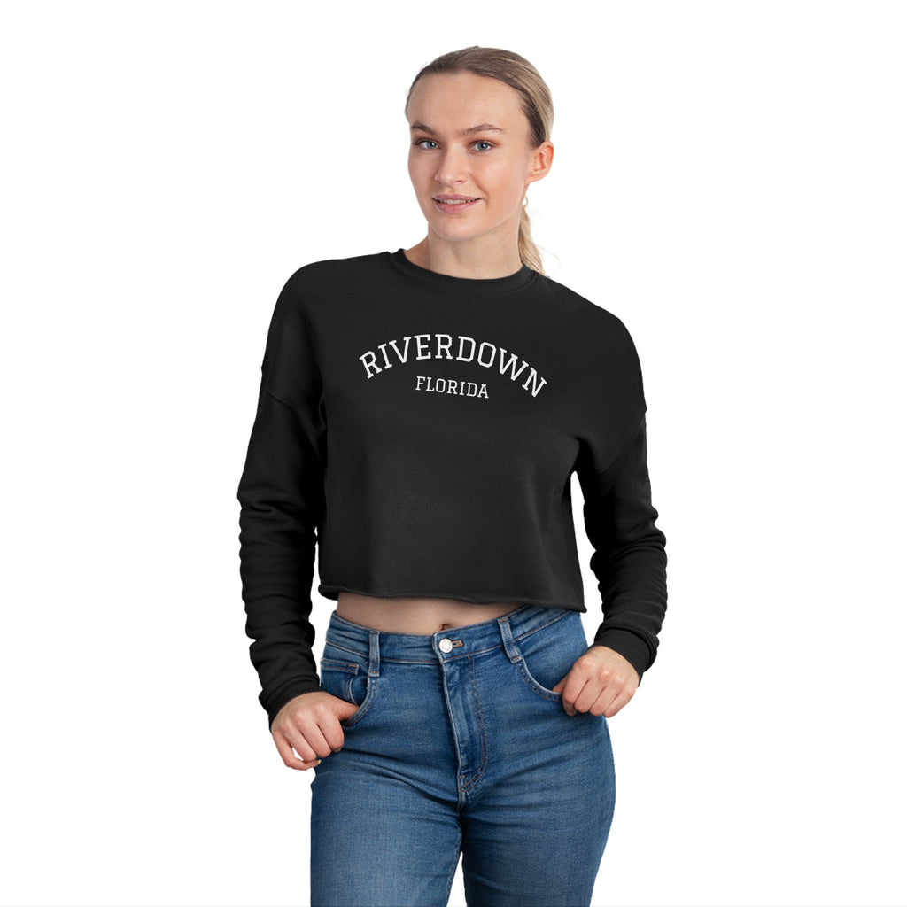 3 - Sweatshirt  Multi Colors Cropped — Minimal Monogram RD Women's Cozy Crop