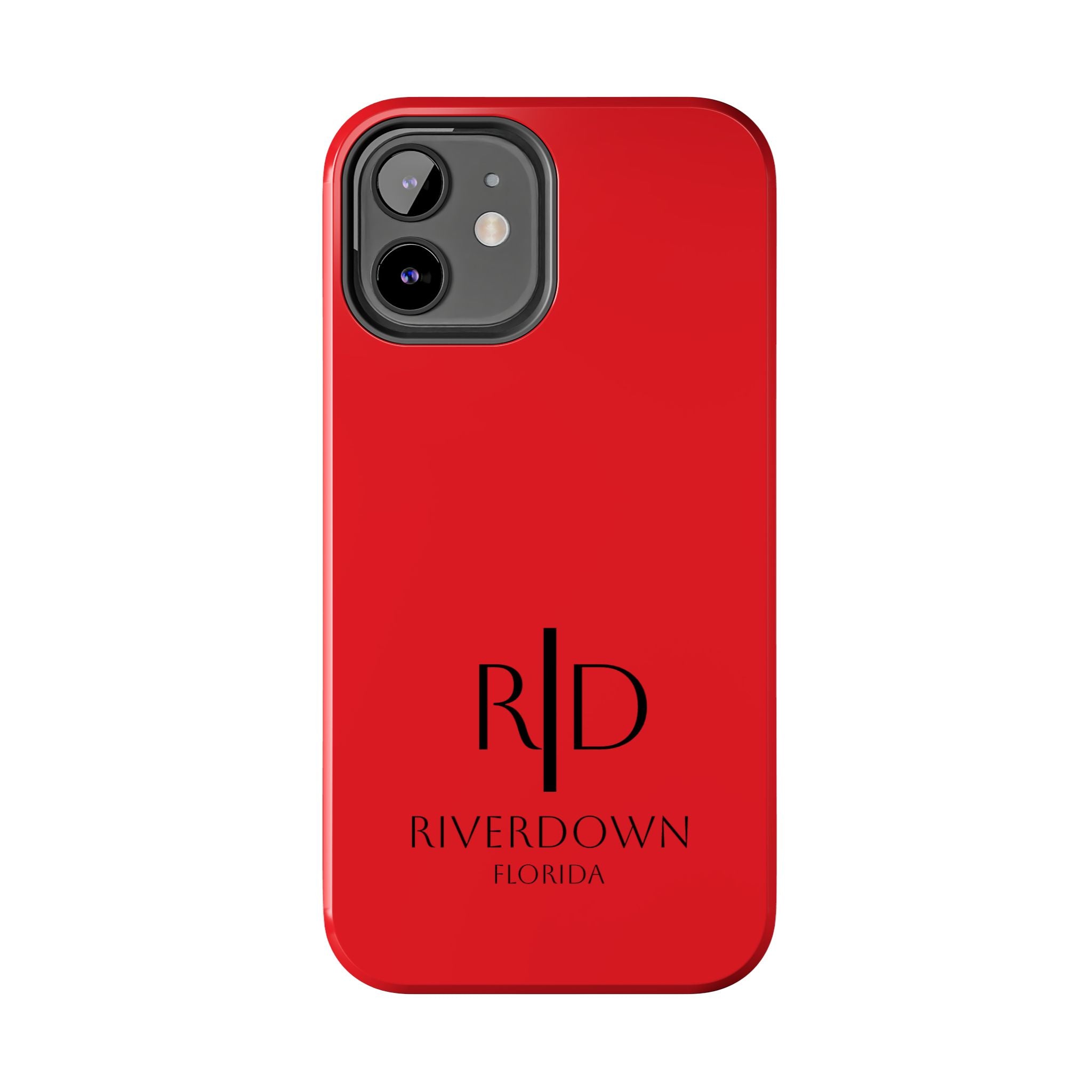 924 - Phone Case Red Berry — Durable Protective Phone Cover with Monogram Logo