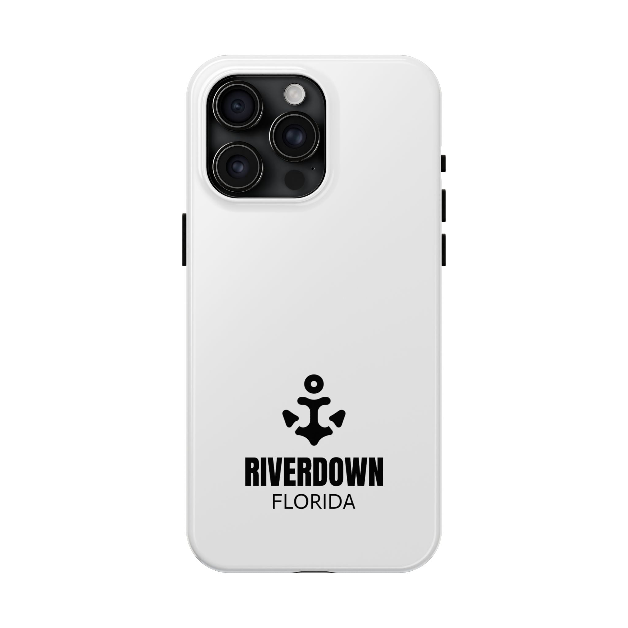924 - Phone Case White Cap Riverdown Florida Tough Phone Case – Slim Protective iPhone Cover with R|D Logo