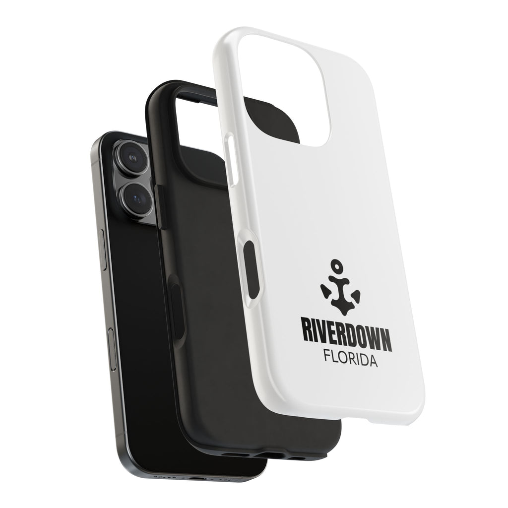 924 - Phone Case White Cap Riverdown Florida Tough Phone Case – Slim Protective iPhone Cover with R|D Logo
