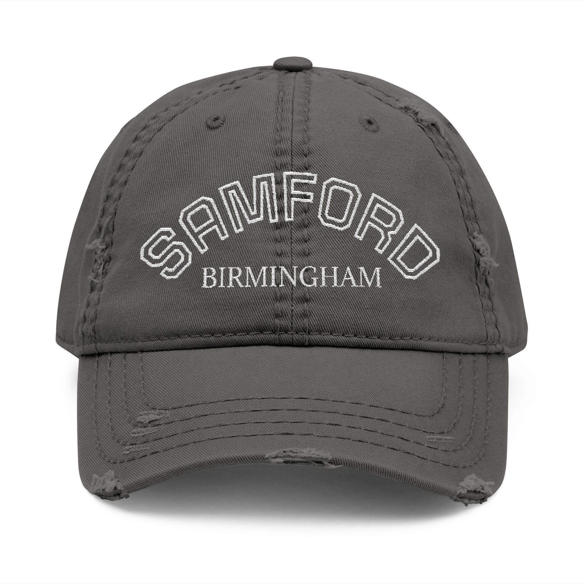 920 - Hat Multi Colors Samford Distressed Embroidered 'Riverdown' Dad Hat – Vintage Washed Baseball Cap