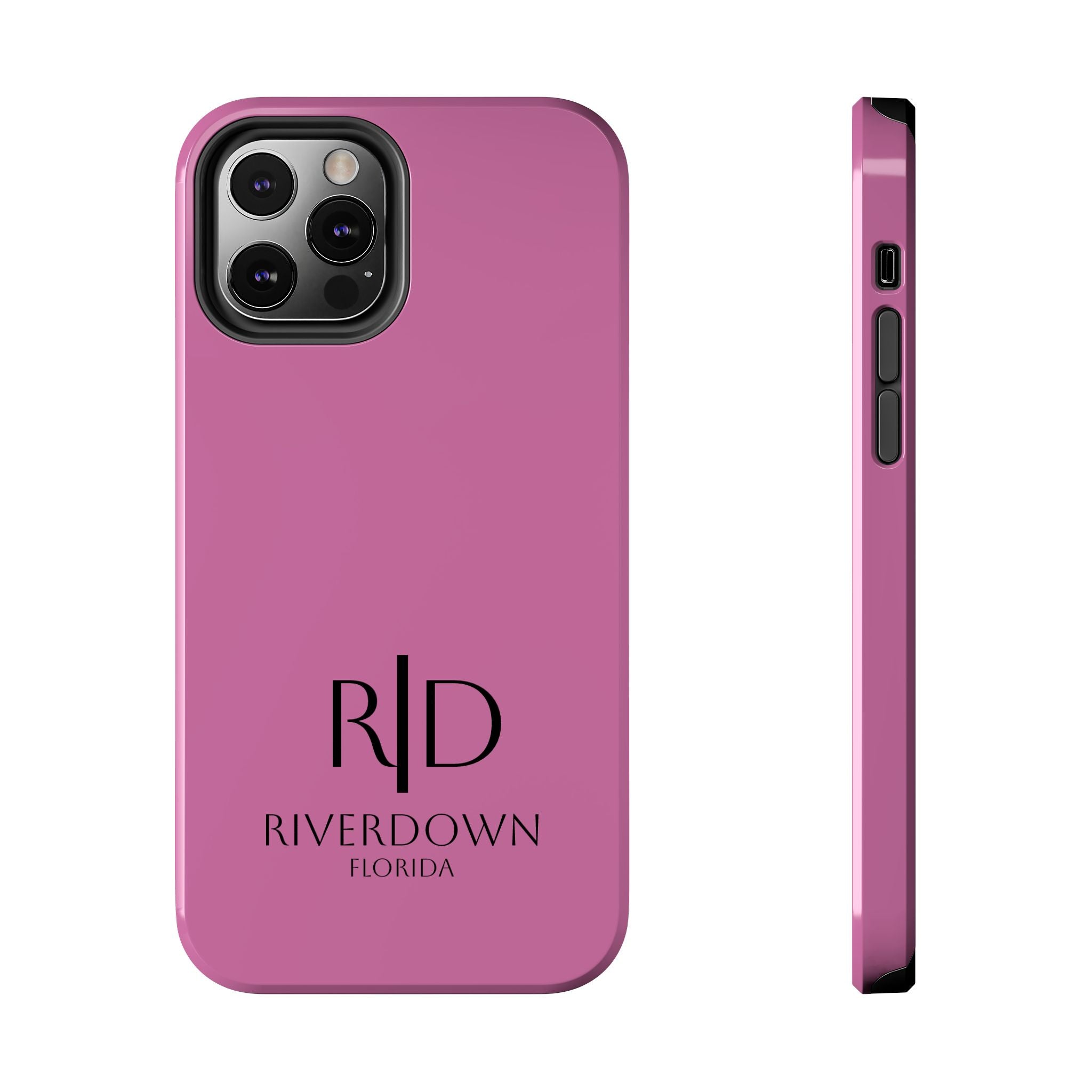 924 - Phone Case Pink Peddle Riverdown Florida Tough Phone Case – Slim Protective iPhone Cover with R|D Logo