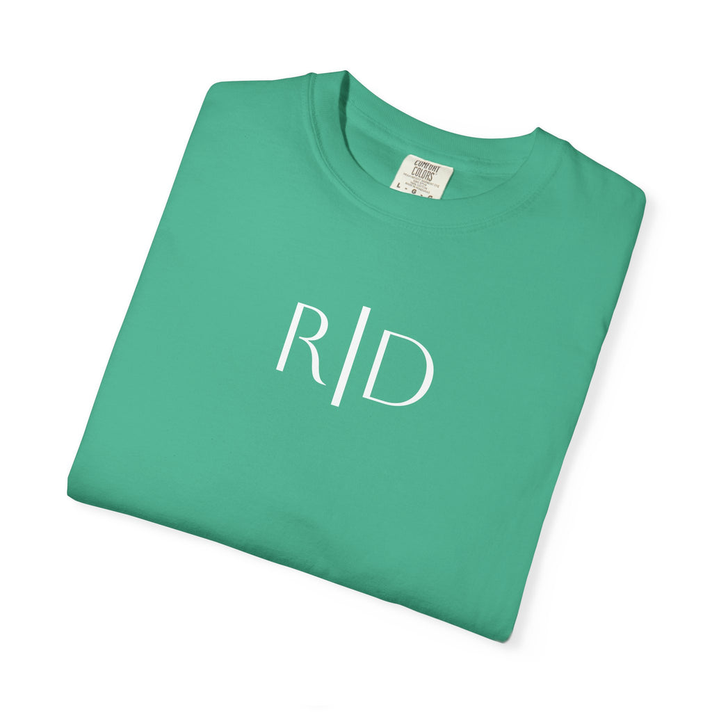 101 -  Tee Multi Colors Monogram R|D River Down Shop Classic Tee — Minimalist Initials T-Shirt