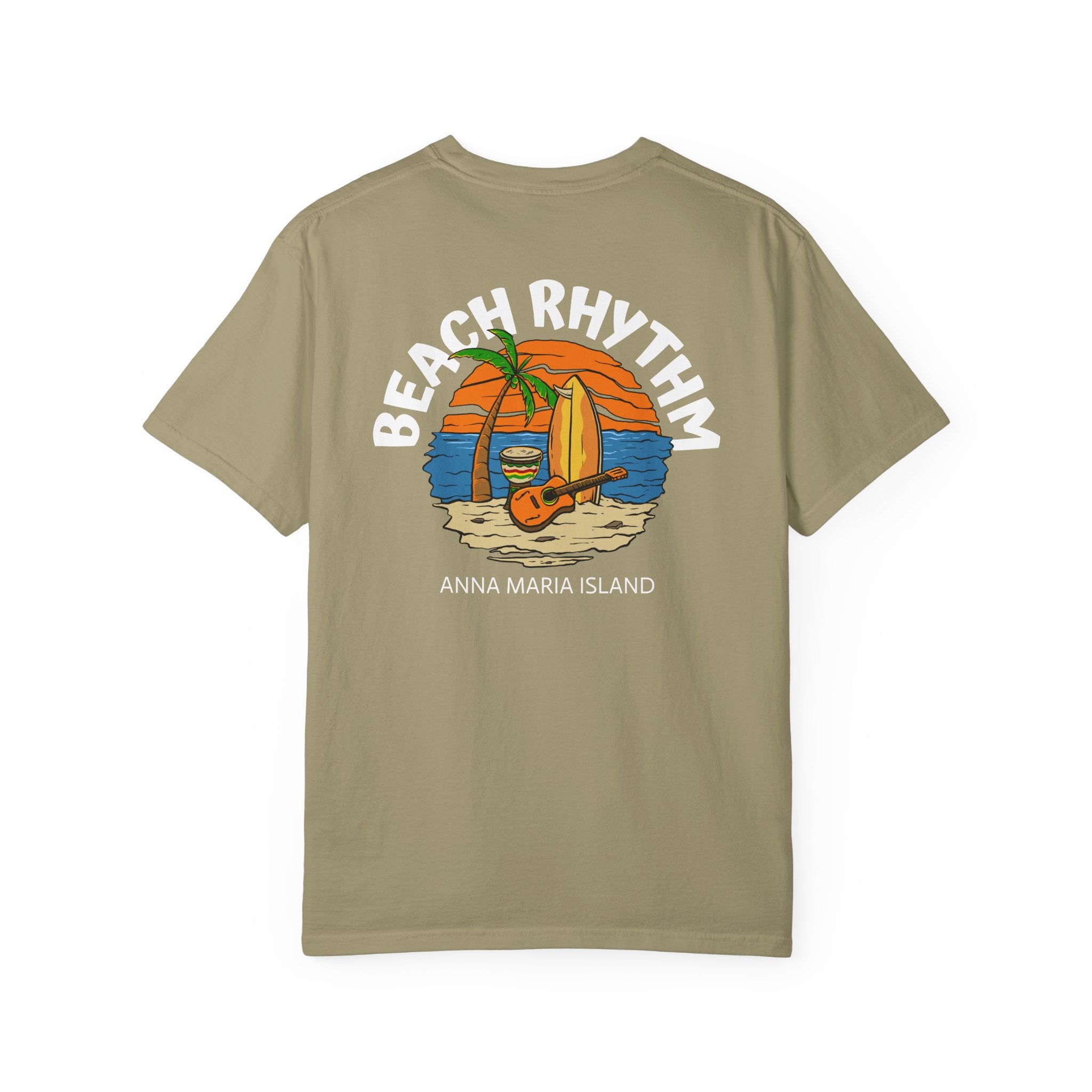 10 - Tee Multi Colors Beach Rhythm Minimalist Initials T-Shirt